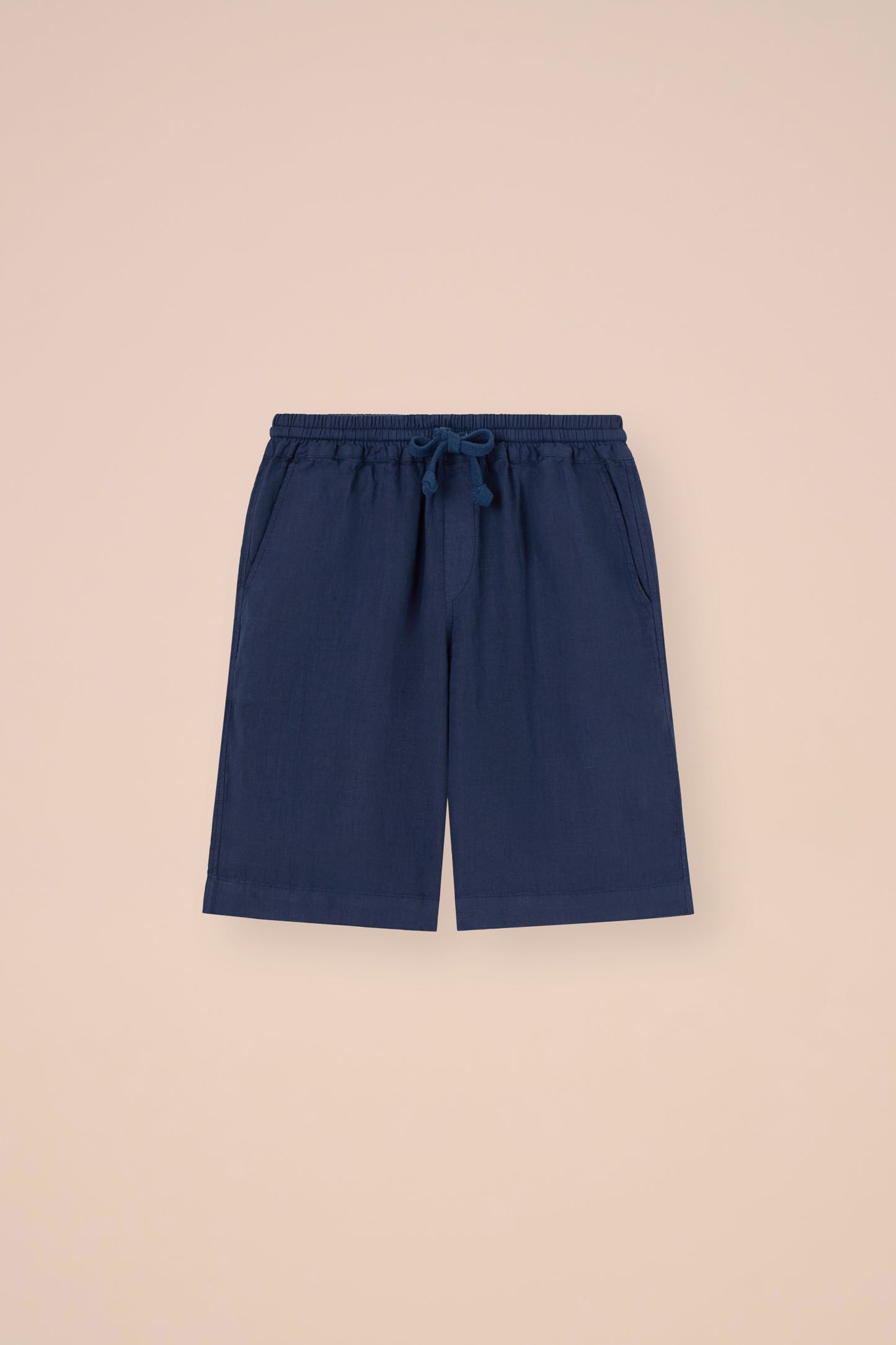 Vico Linen Shorts - NAVY