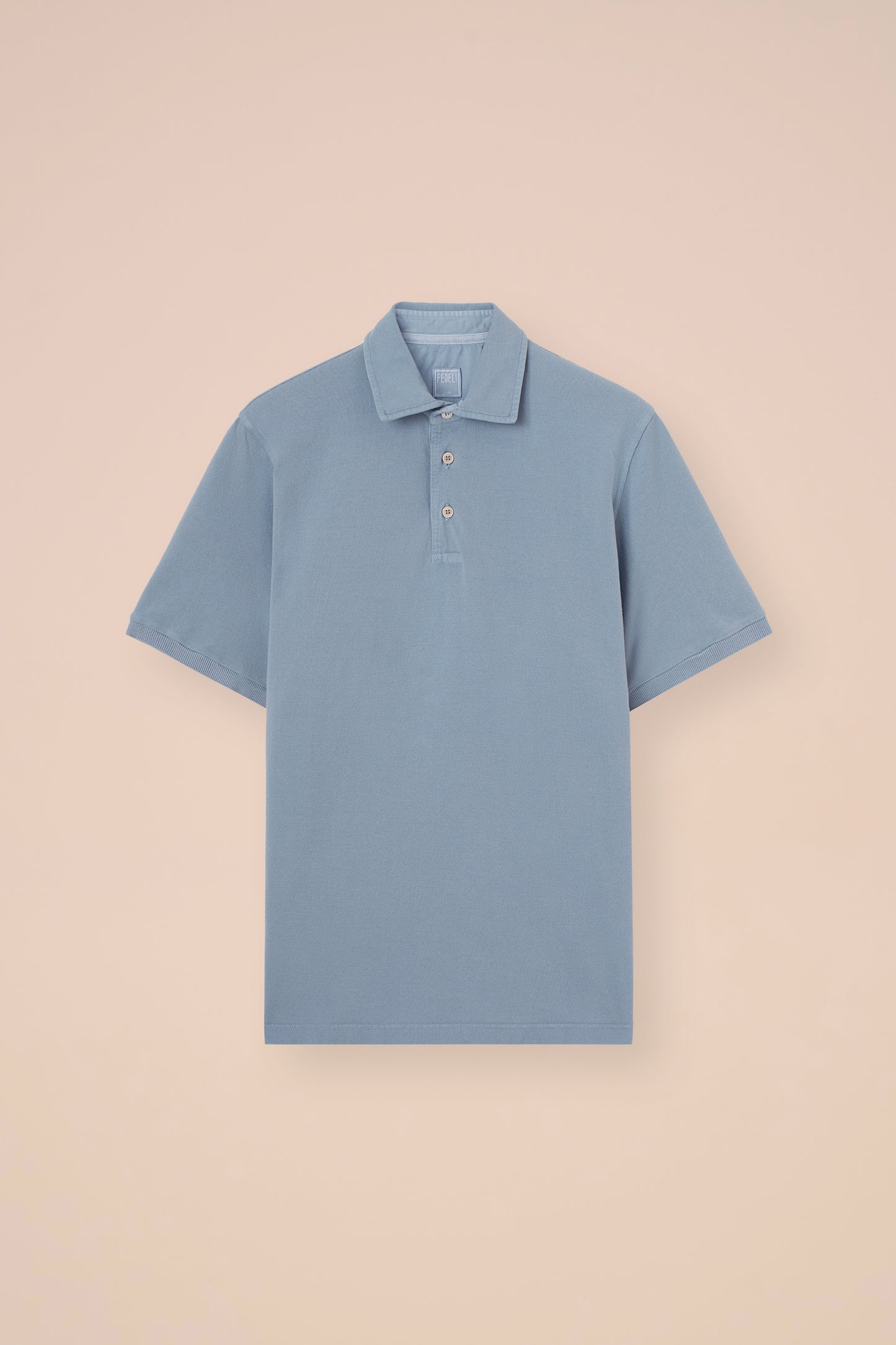 North Piquet Cotton Short Sleeve Polo - NAVY