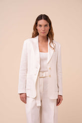Manolo Linen Blazer