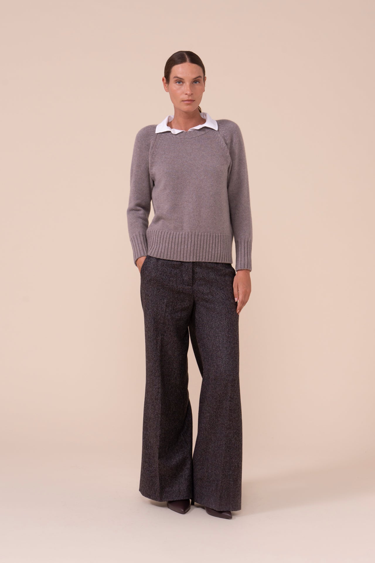 Argentina Edera girocollo in cashmere - MUD
