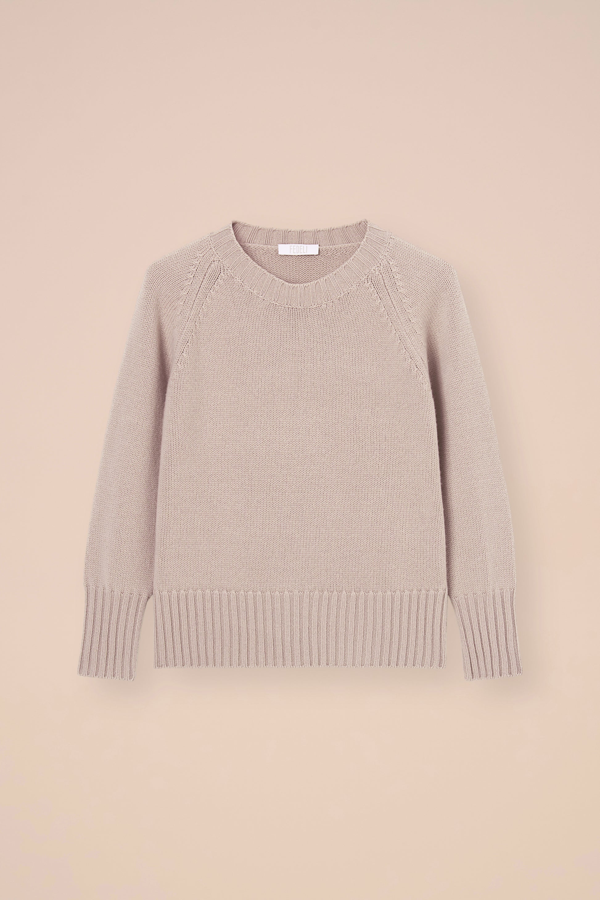 Argentina Edera Cashmere Crewneck - DESERT