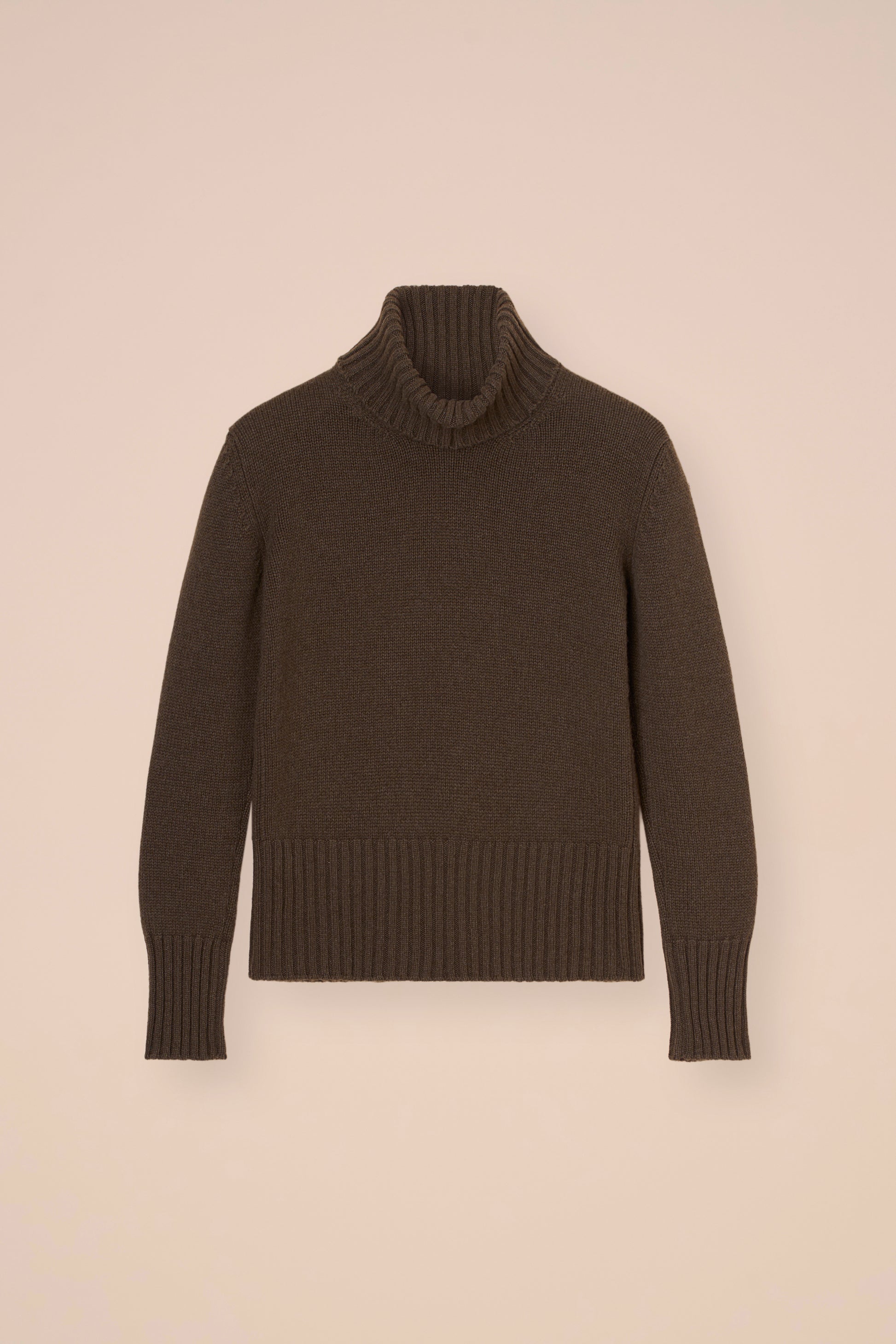 Derby Edera dolcevita in cashmere  - DARKOLIVEGREEN