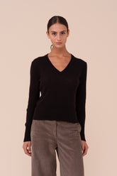 Ardesia Cashmere Second Skin V-Neck