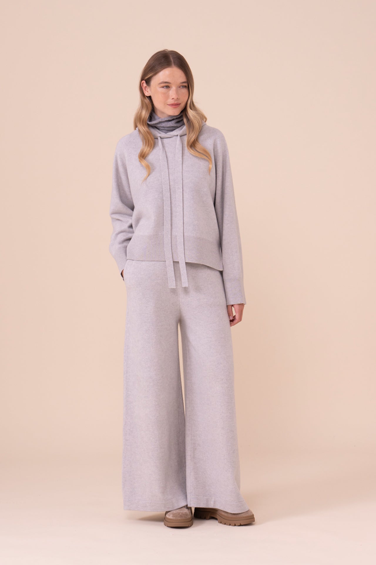 Ammonite Geelong Merino Wool Pants - LIGHTGRAY