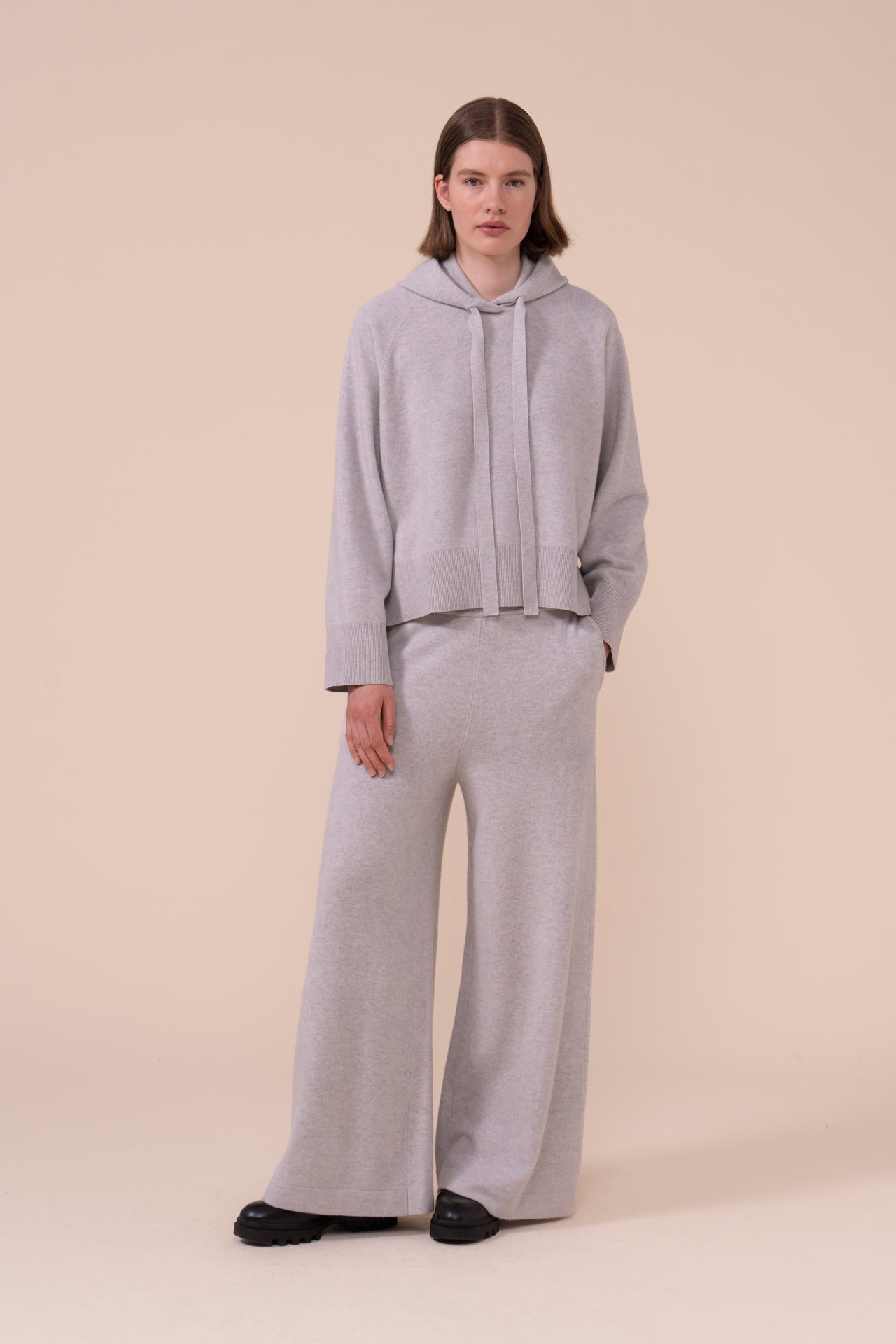 Ammonite Geelong Merino Wool Pants - LIGHTGRAY
