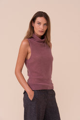 Meteora Cashmere Second Skin Sleveless Top