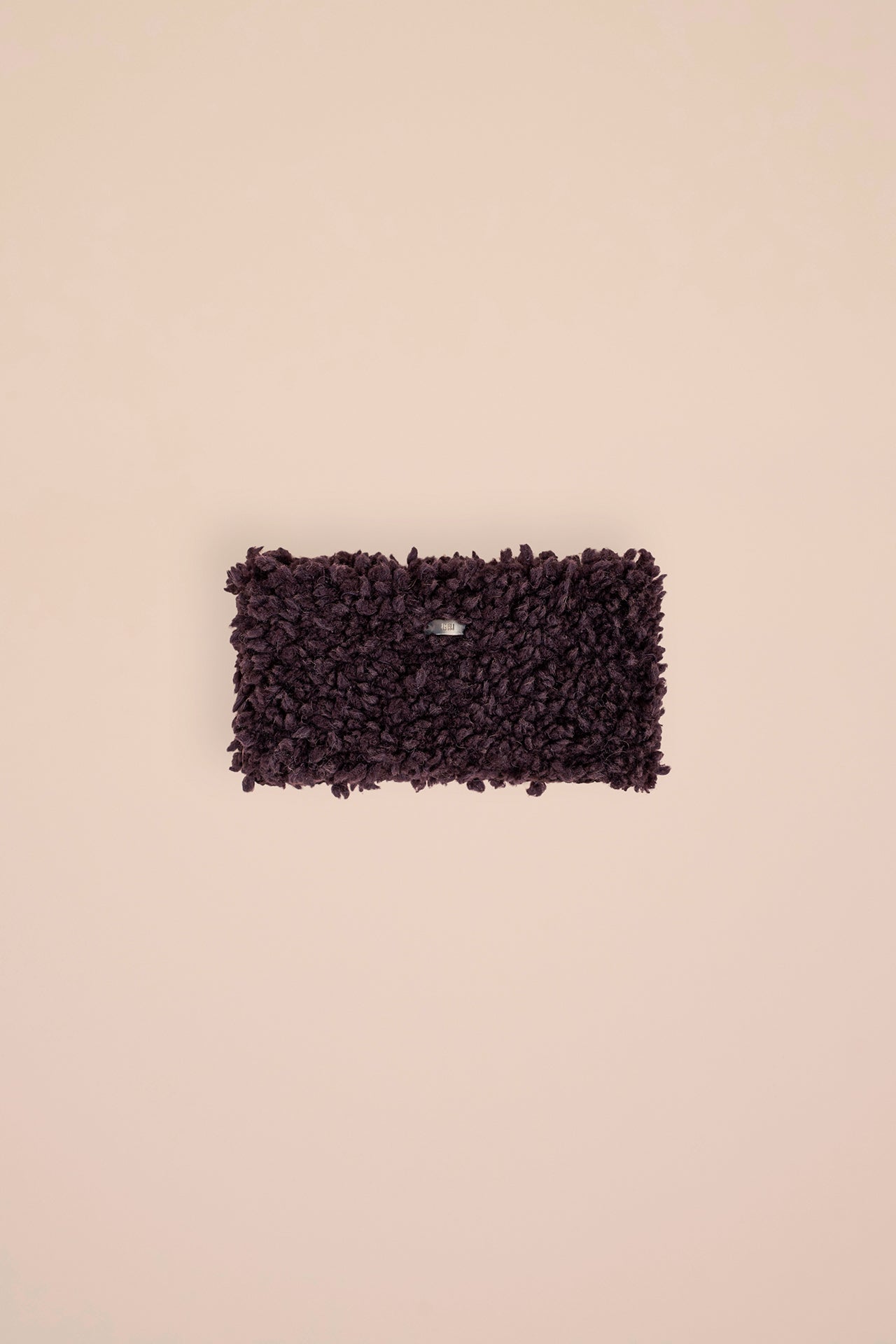 Minerale Hairy Merino Wool Headband - DARKCHOCOLATE