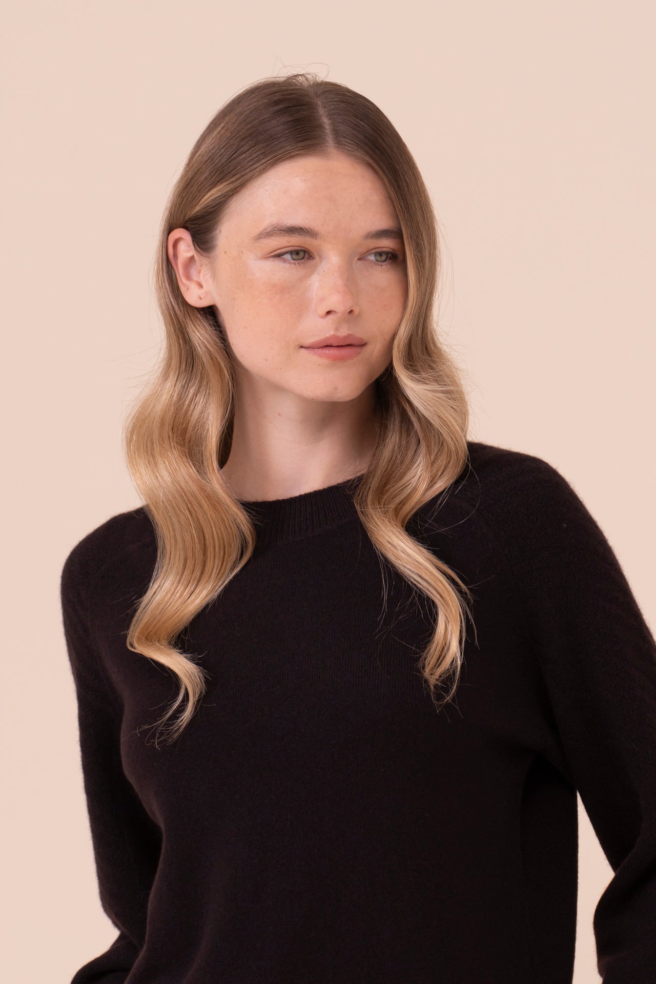 Zolfo Cashmere Crewneck - DARKCHOCOLATE