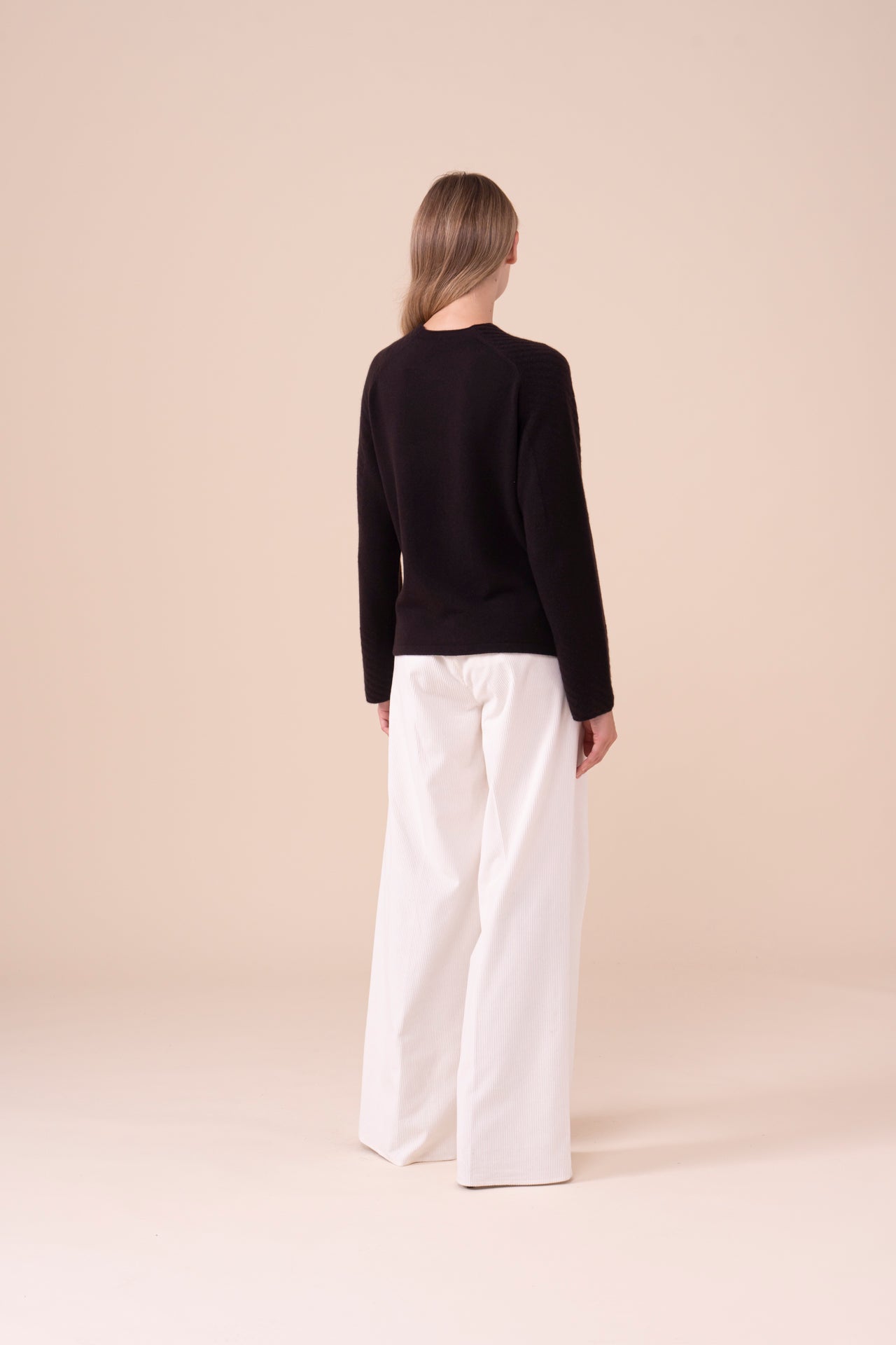 Zolfo Cashmere Crewneck - DARKCHOCOLATE