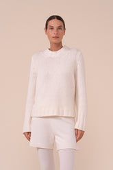 Grenoble Flake Cashmere and Silk Crewneck