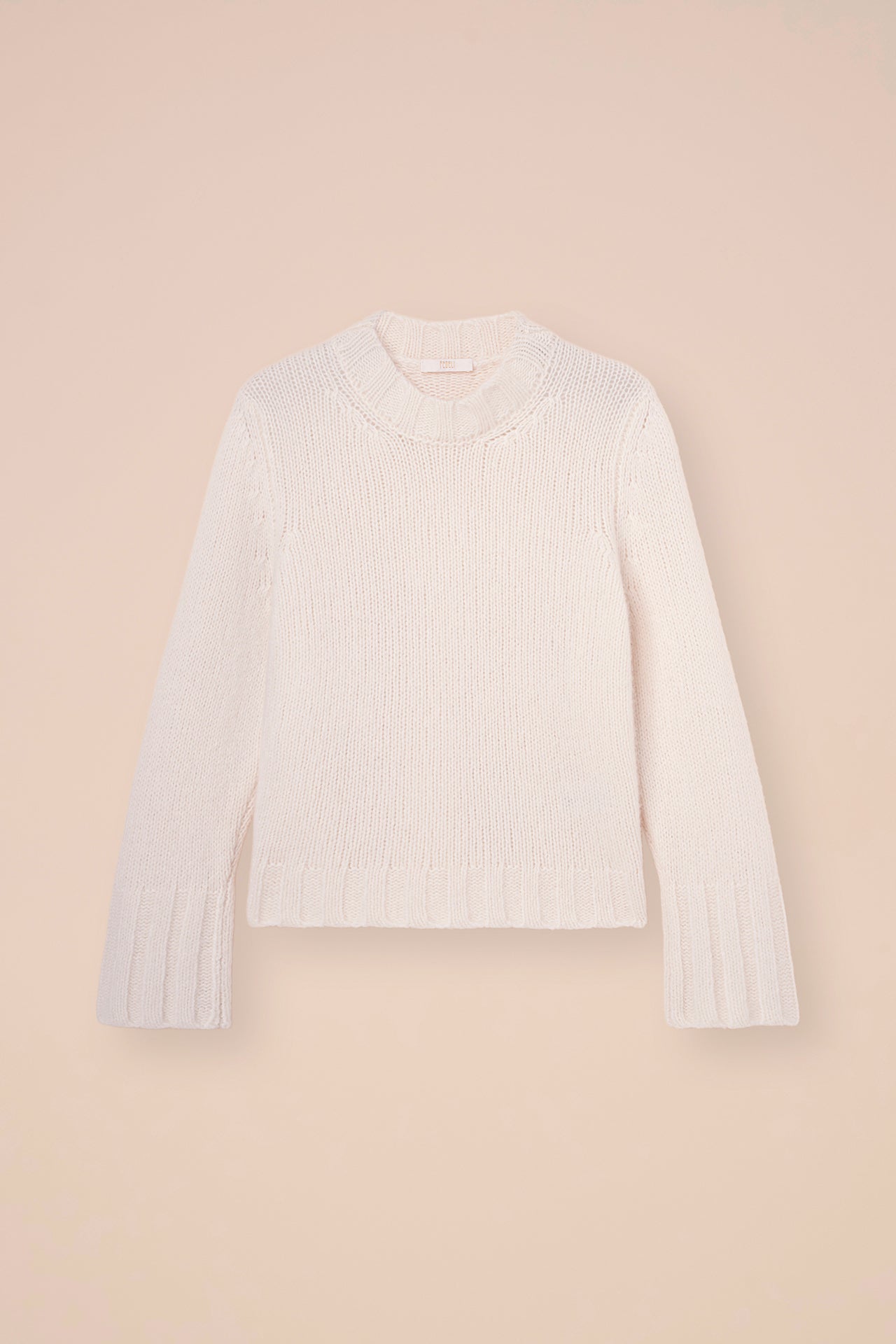Grenoble Flake Cashmere and Silk Crewneck - ICE