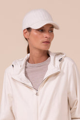 Meribel cappellino da baseball in cashmere e seta