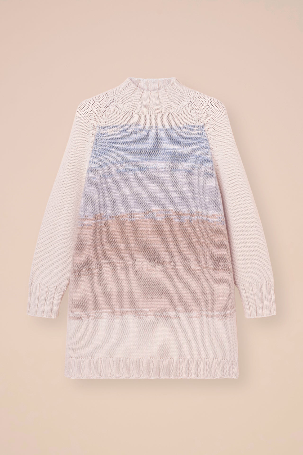 Bordogna Cashmere Intarsia High Neck - DUNES