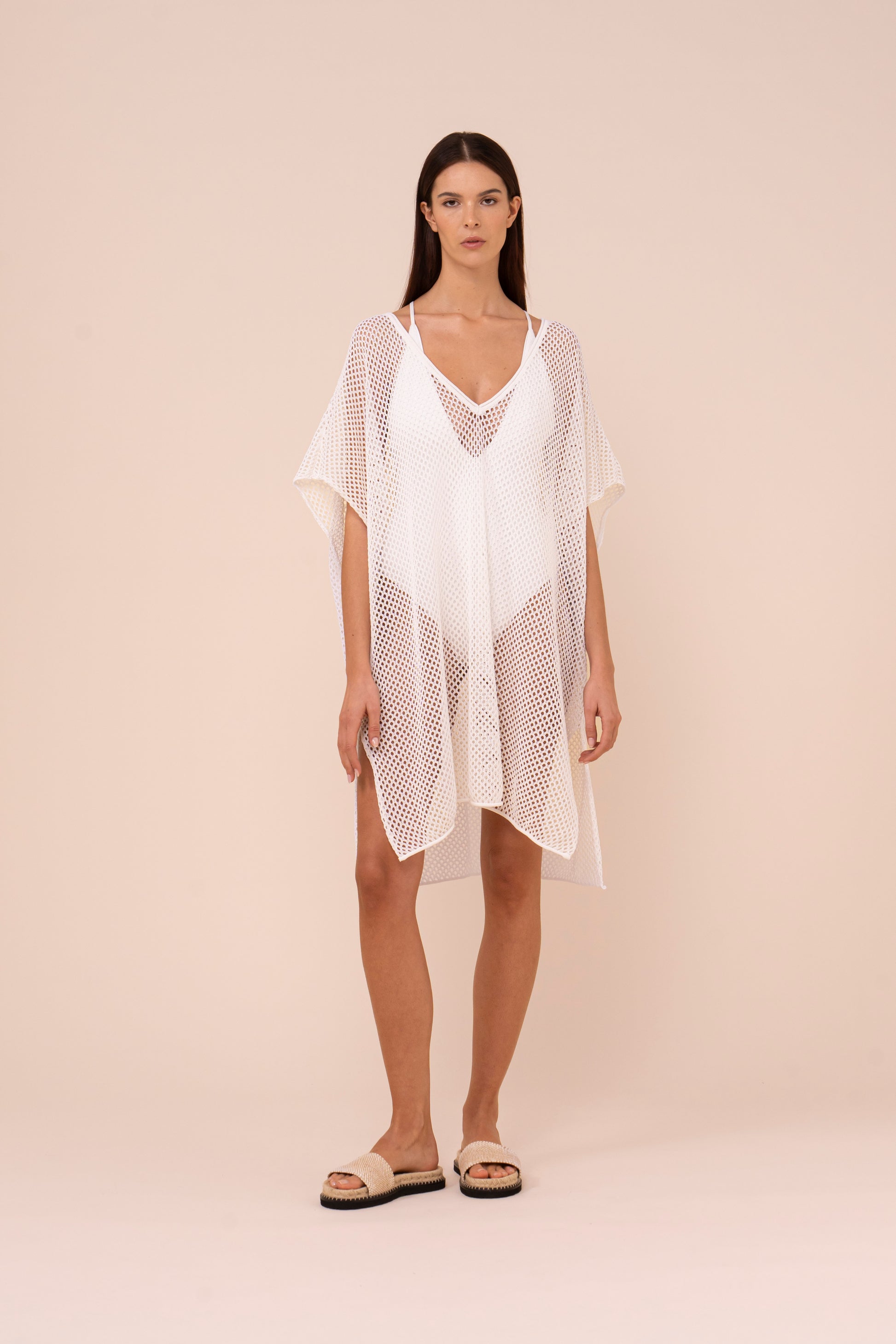 Cai Caftan Virgo - WHITE