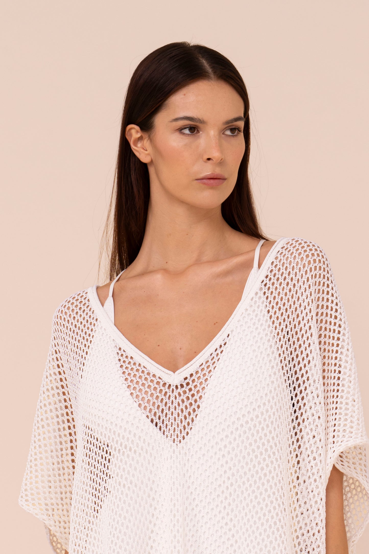 Cai Caftan Virgo - WHITE