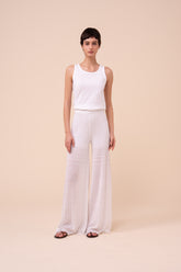 Renoir Cairo Ribbed Palazzo Pants