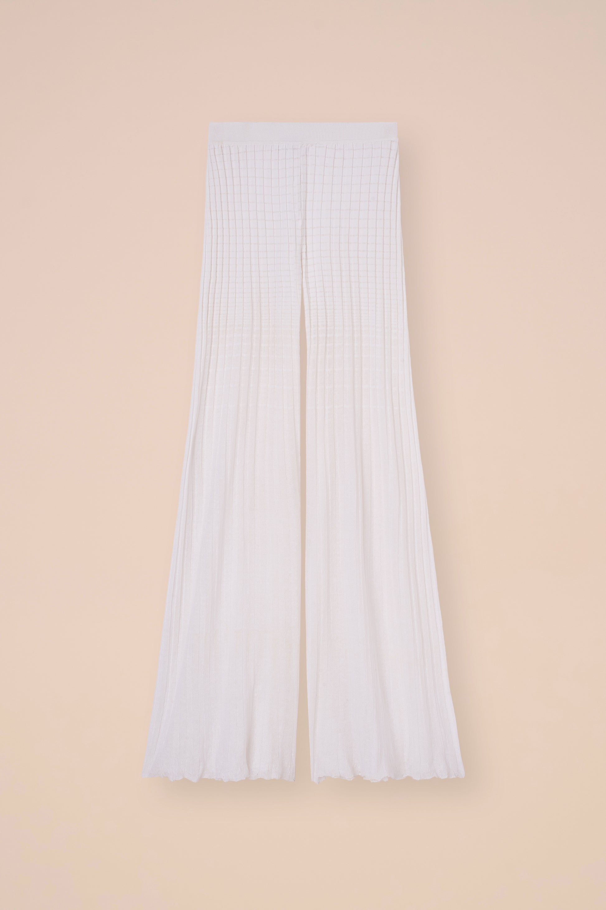 Renoir Cairo pantaloni plissettati in lino e cotone - SKYBLUE