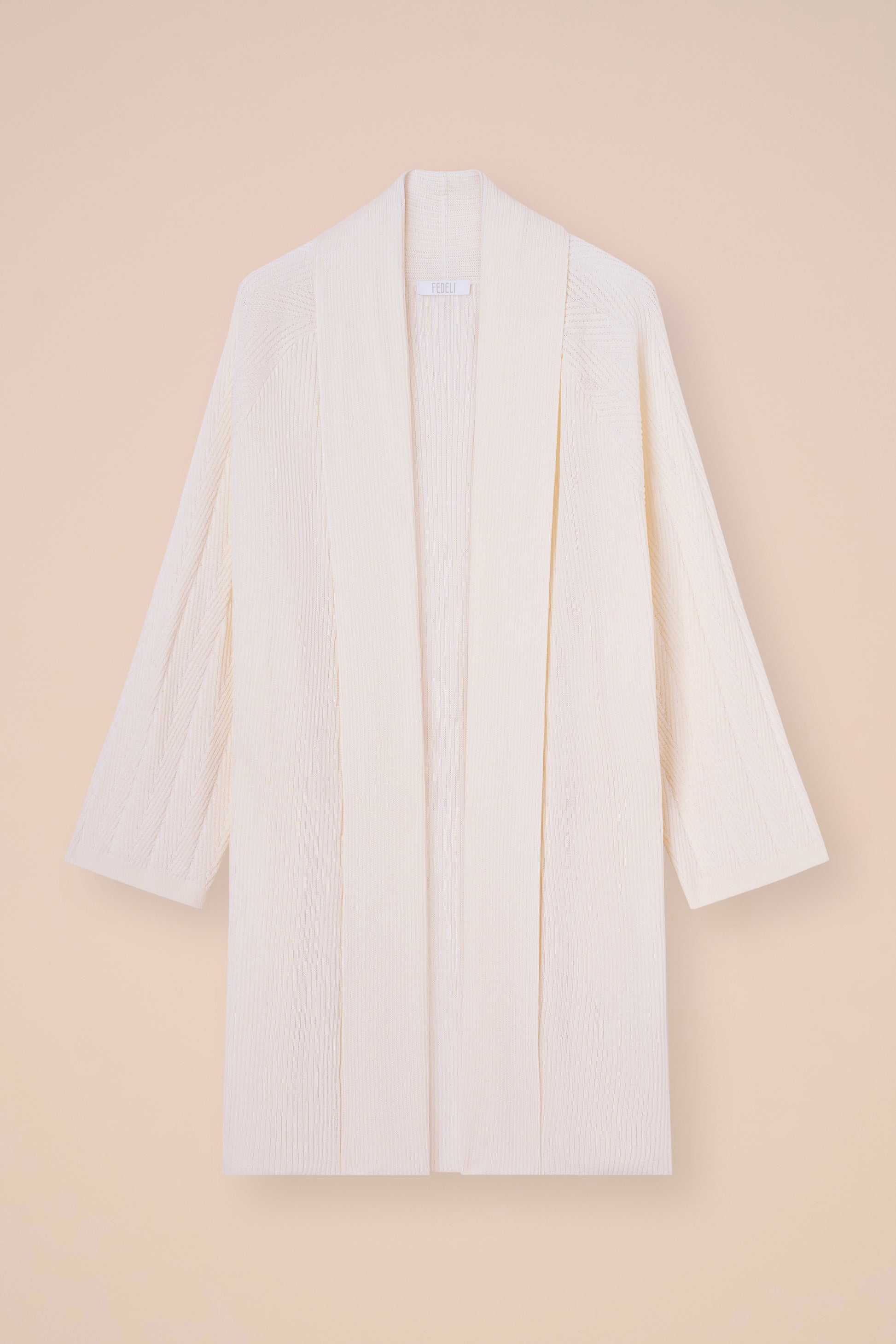 Camille Tile cardigan con collo a scialle in blend di cotone - ICE