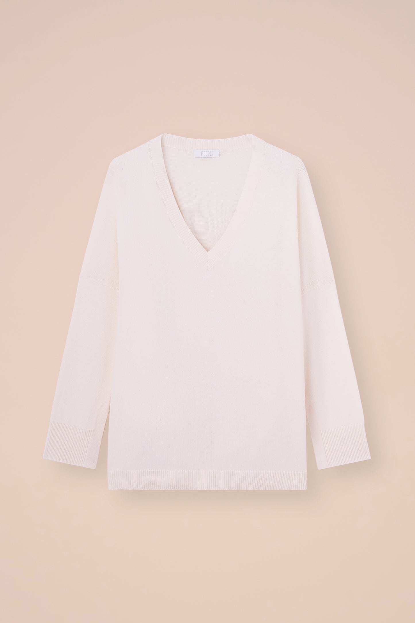 Andy maglia con scollo a V in cotone e cashmere - ICE