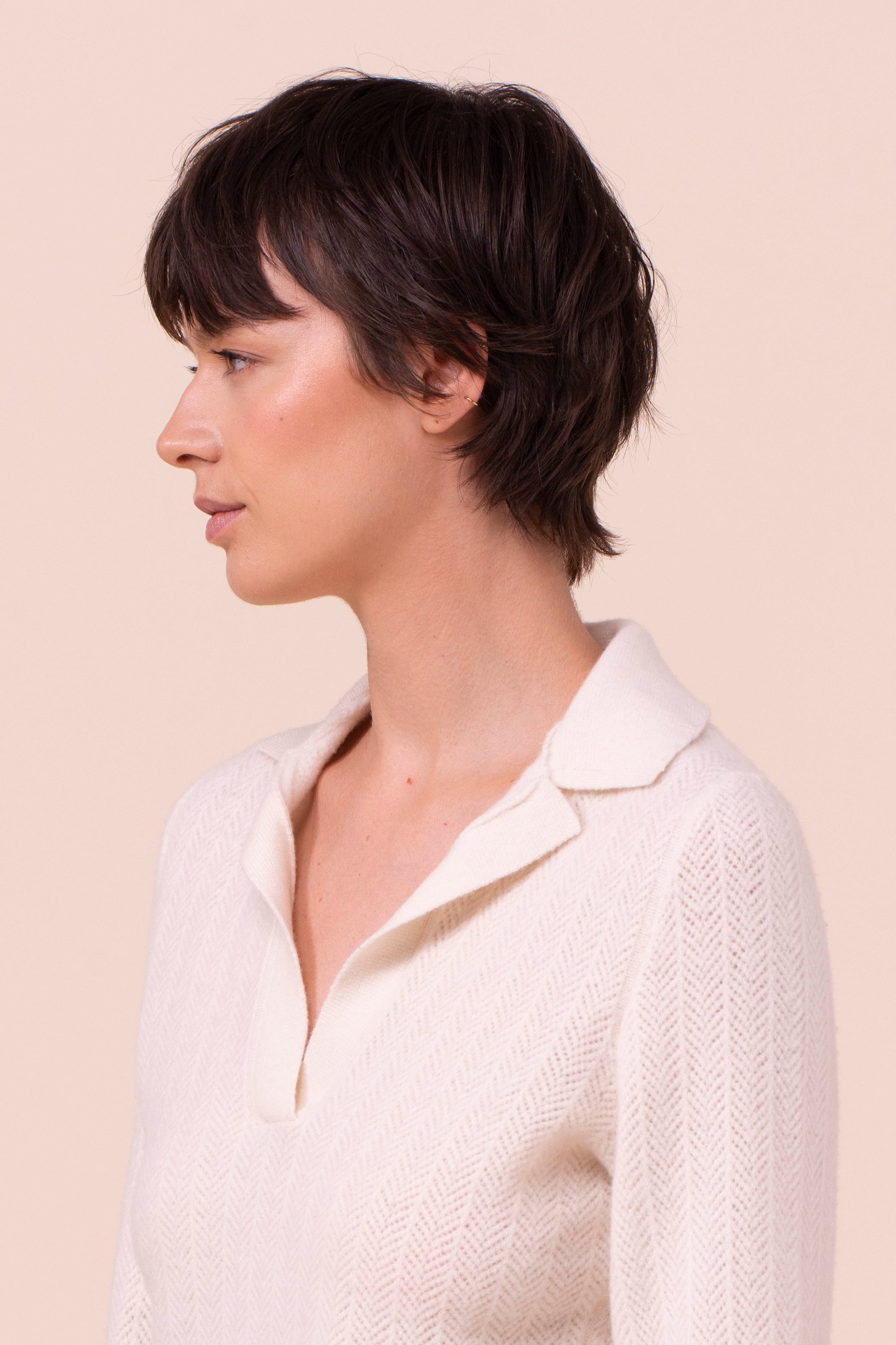 Julia Geelong Wool Polo - ICE