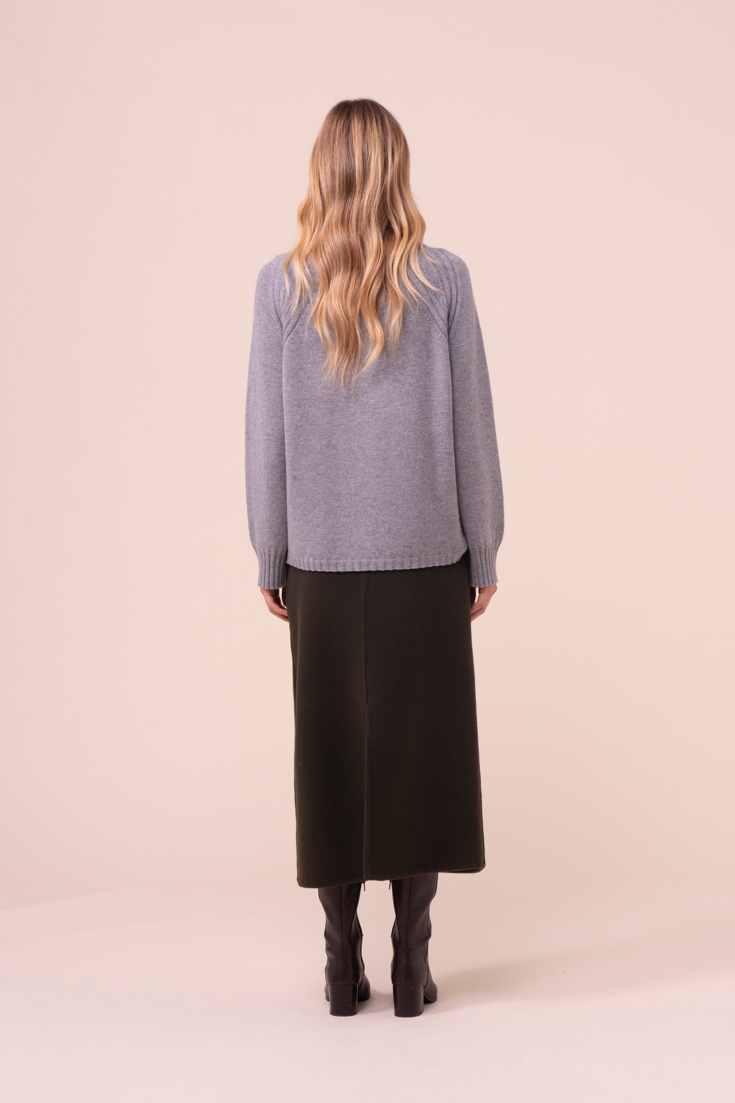 Suzi dolcevita in cashmere Cash - GRAY