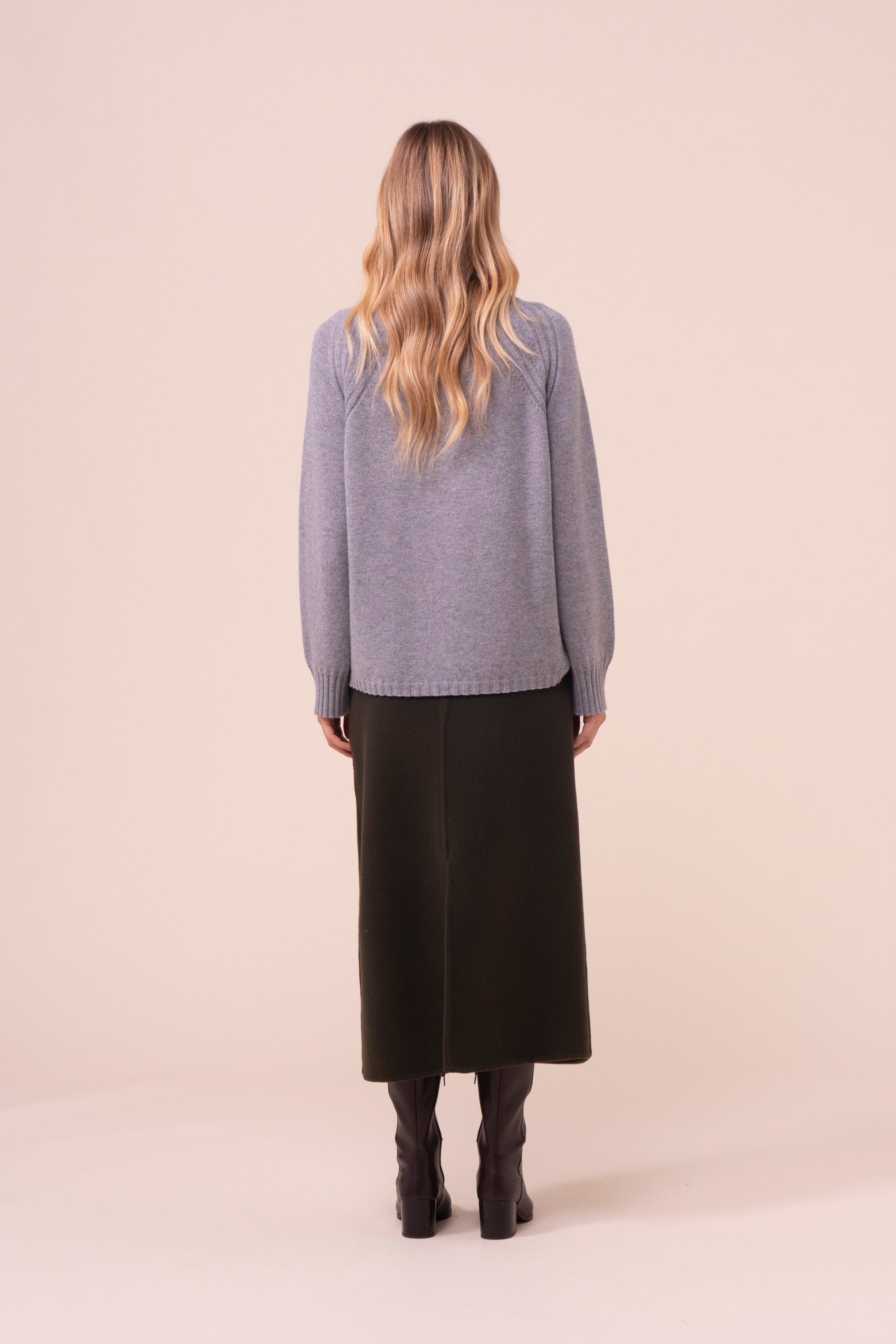 Suzi dolcevita in cashmere Cash - GRAY