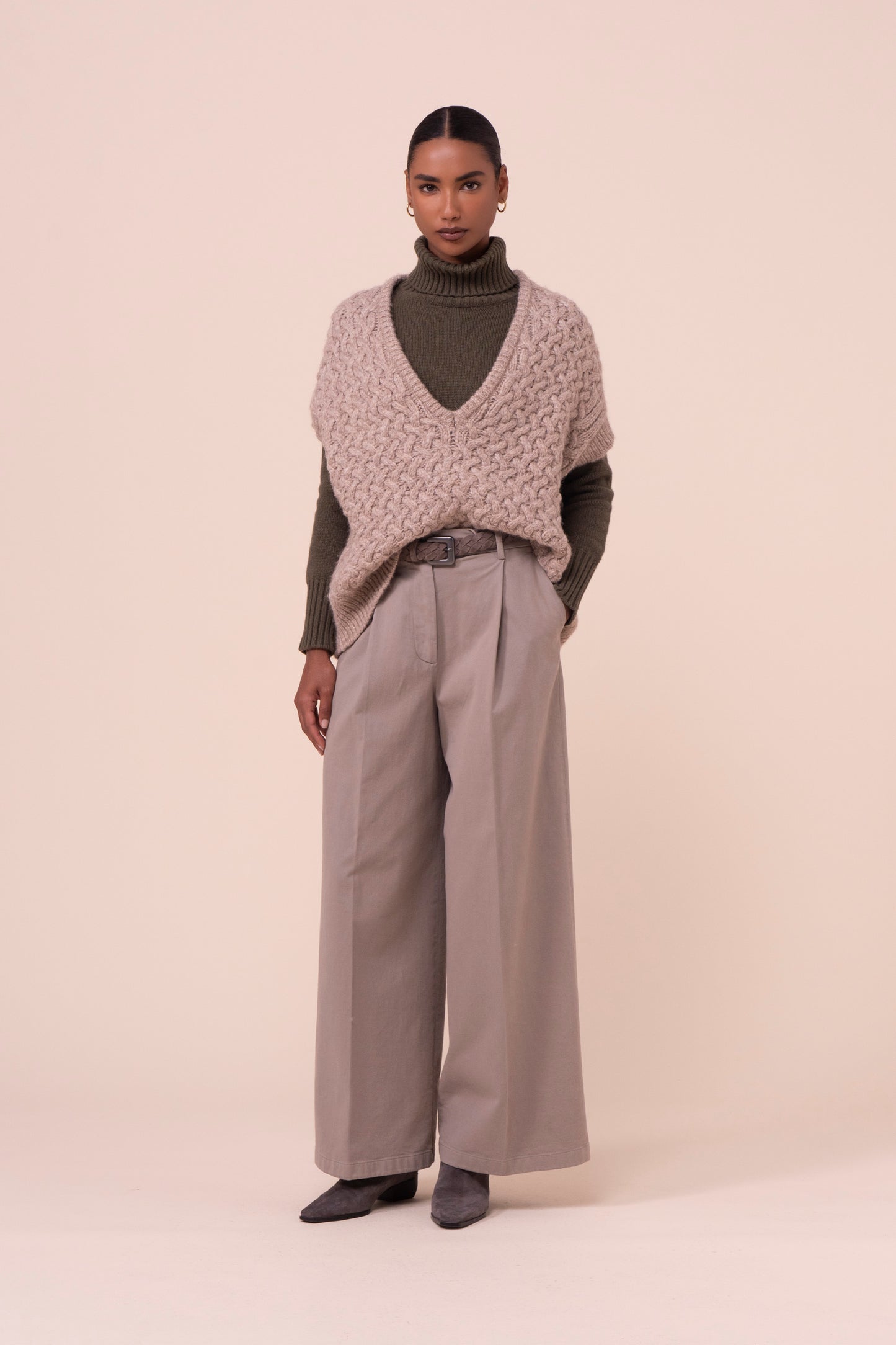 Nathy gliet in alpaca e lana - DESERTMELANGE