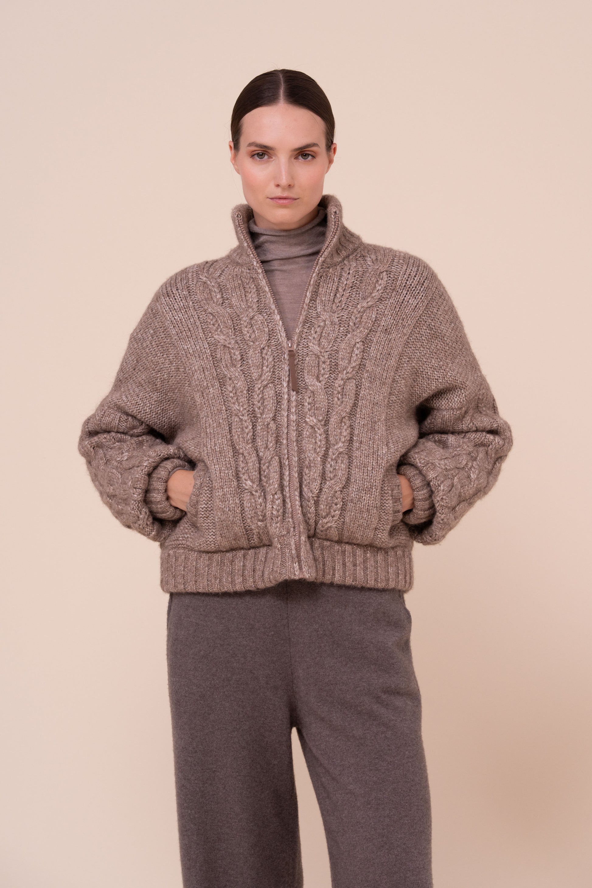 Javi bomber in lana Alpalux imbottito con Cashsoftpadding - DUNES