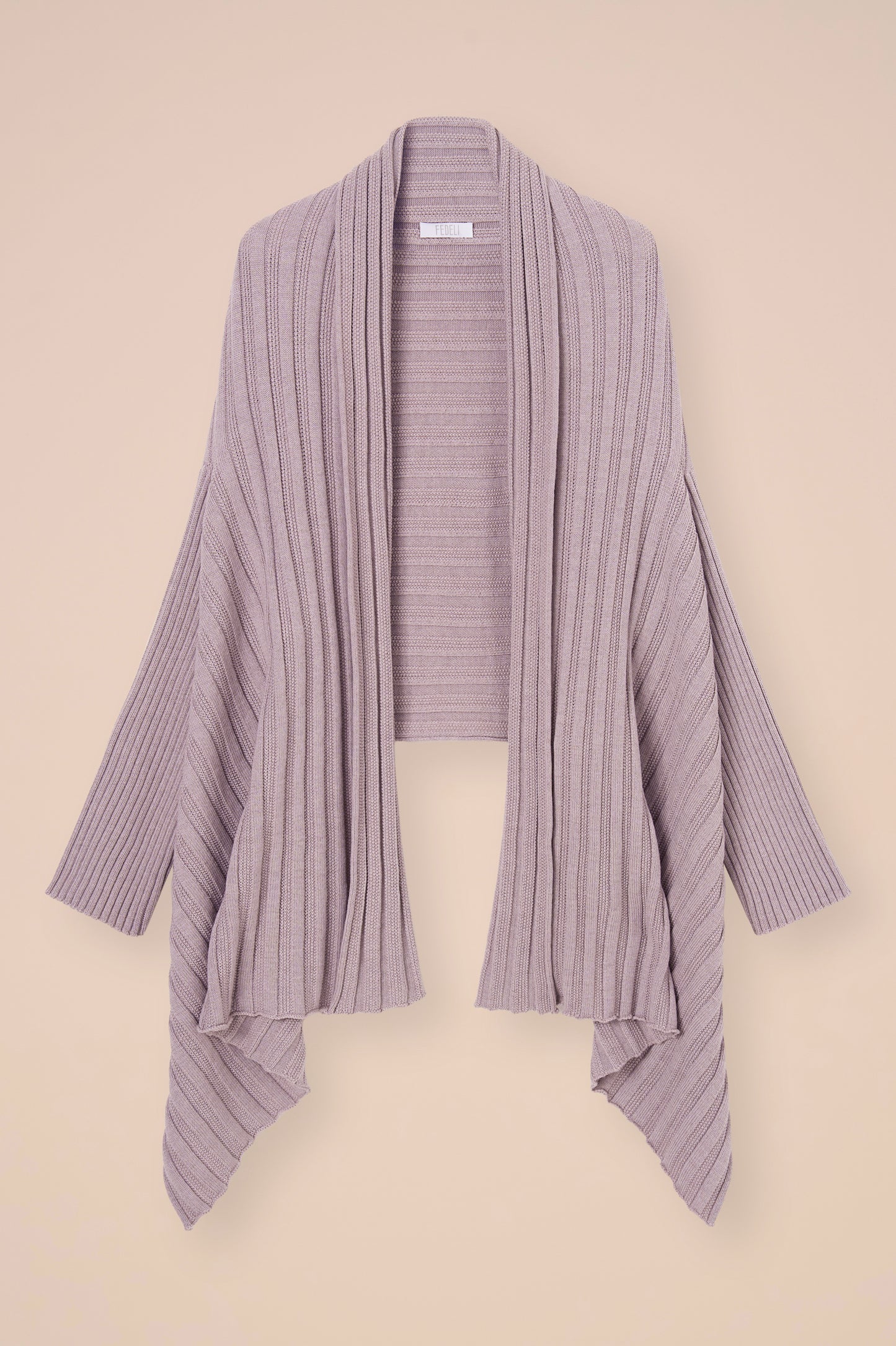 Lola Finewool Cardigan - LIGHTGRAY