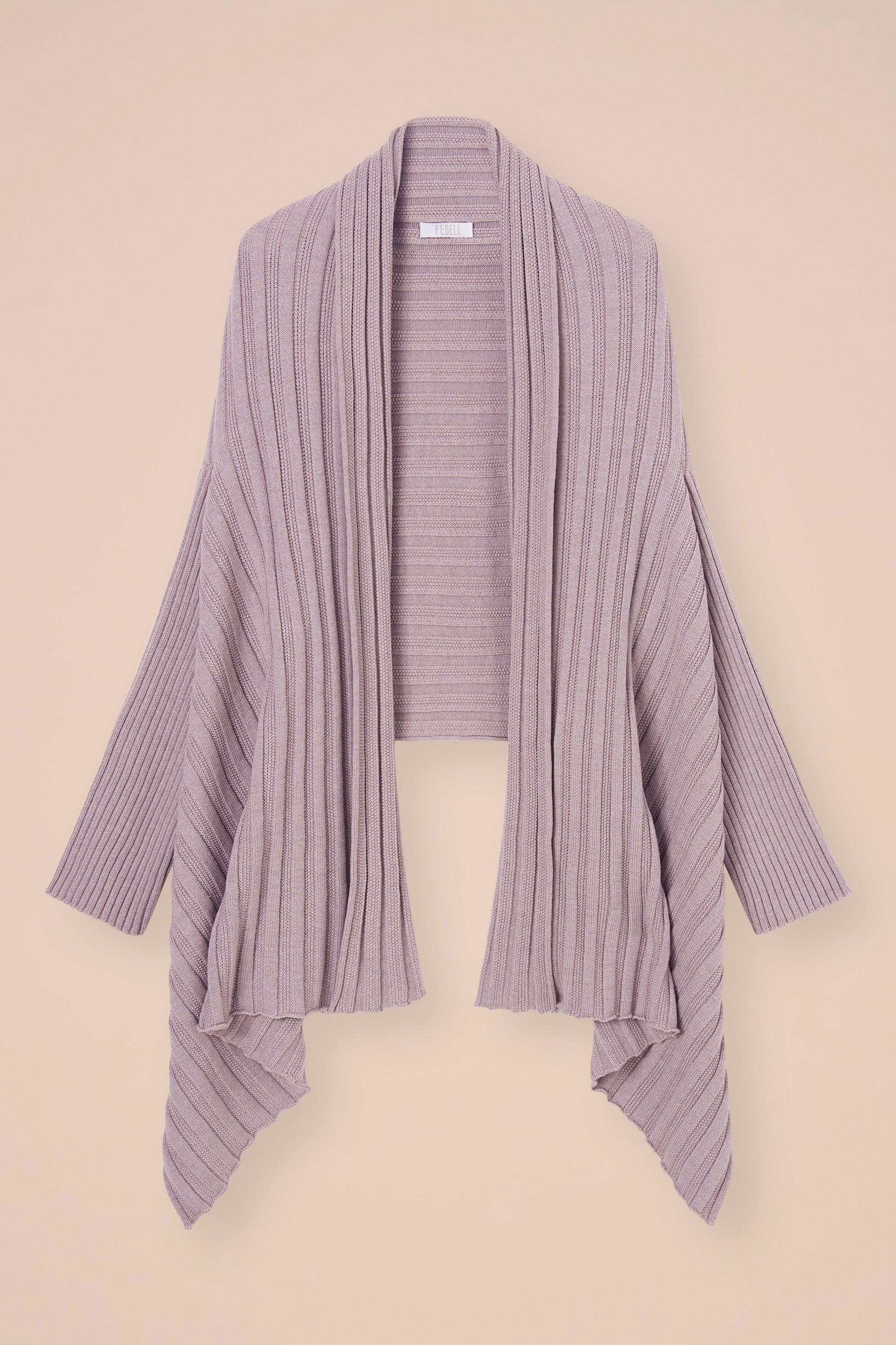 Lola Finewool Cardigan - LIGHTGRAY