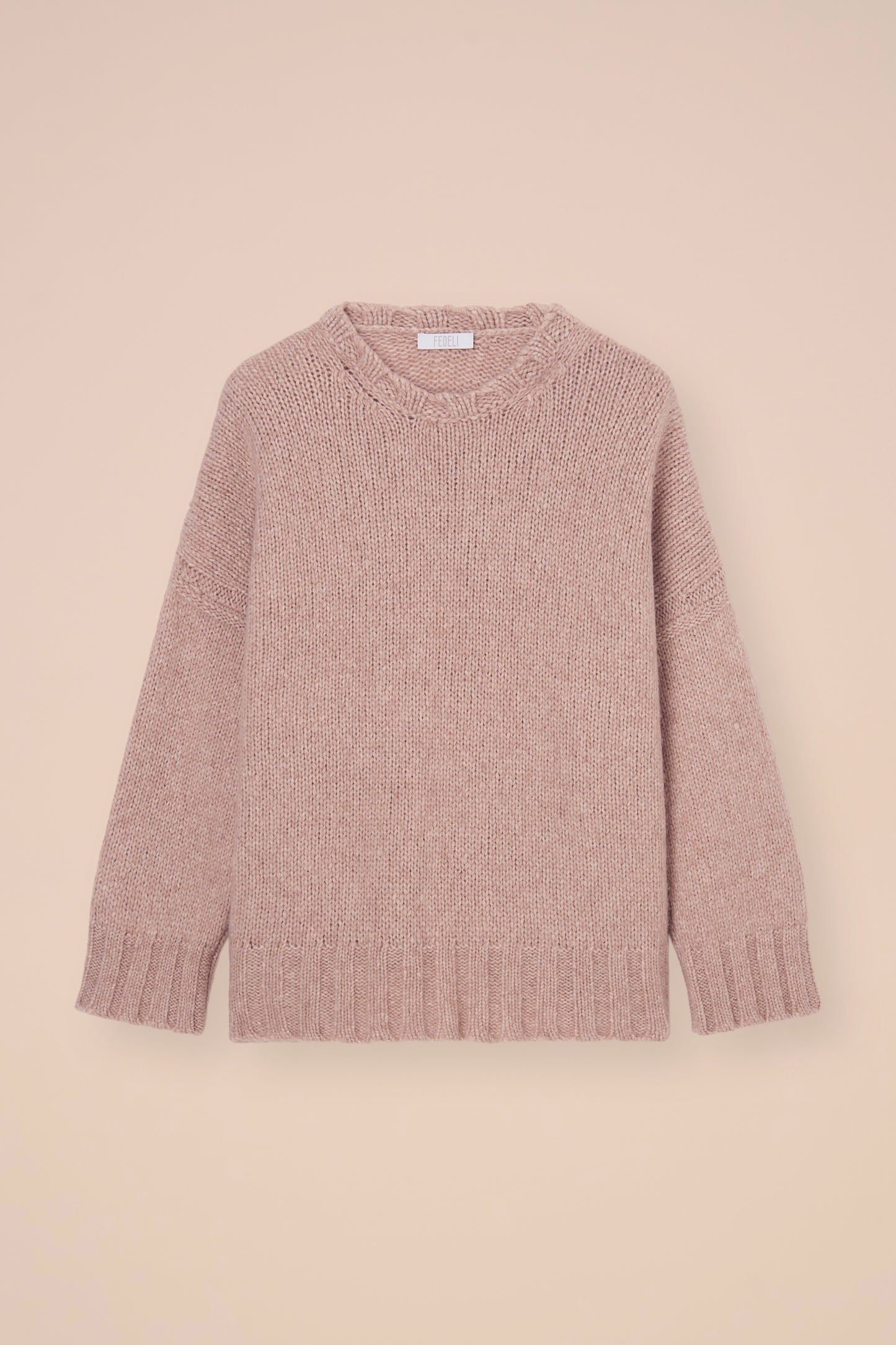 Clem Alpalux Wool Crewneck - LINENMELANGE