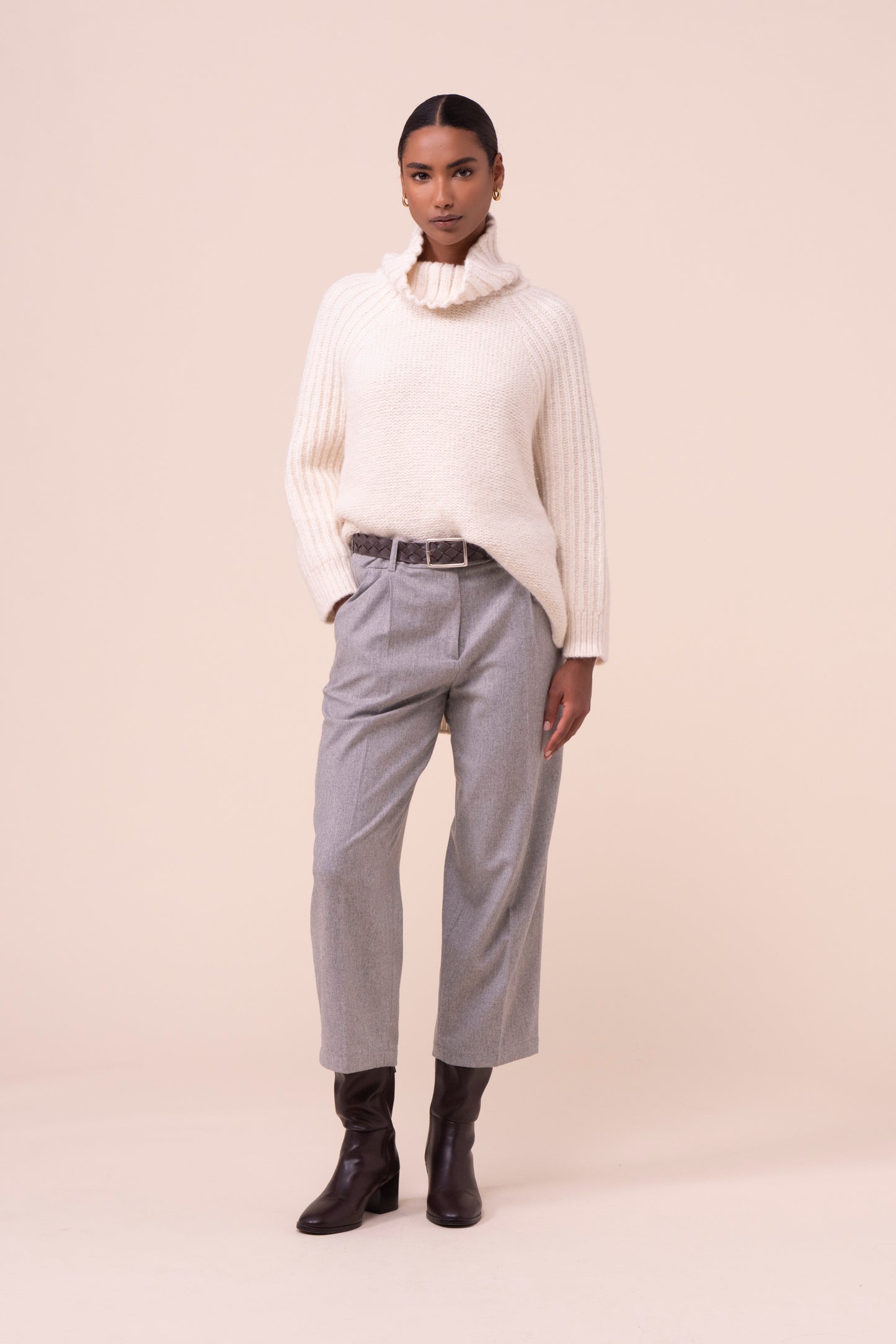 Arca dolcevita in alpaca e lana - LIGHTDENIM