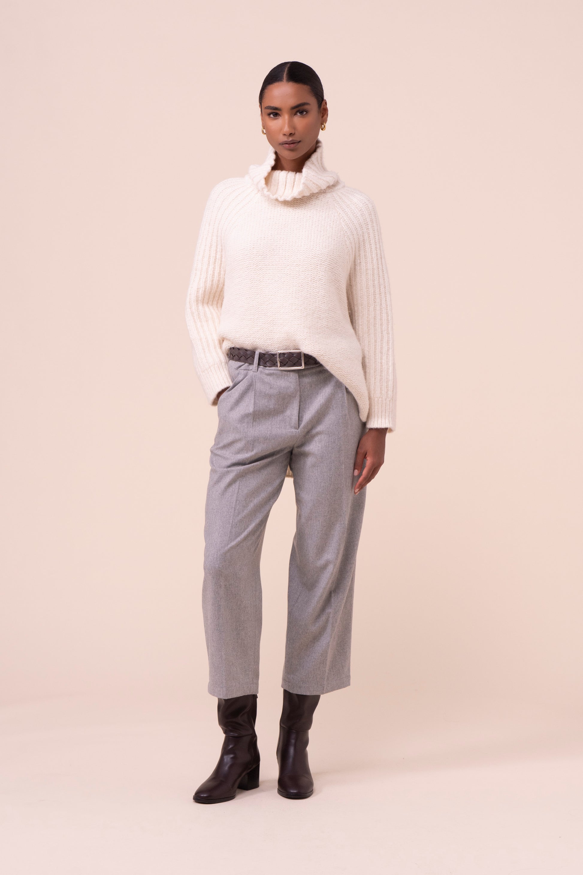 Arca dolcevita in alpaca e lana - LIGHTDENIM