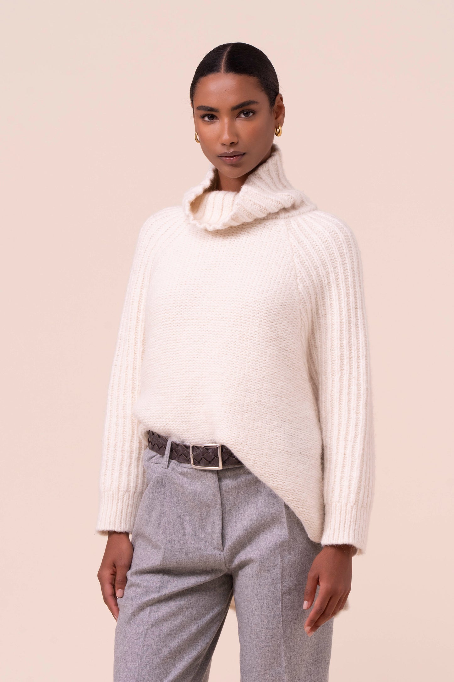 Arca dolcevita in alpaca e lana - LIGHTDENIM