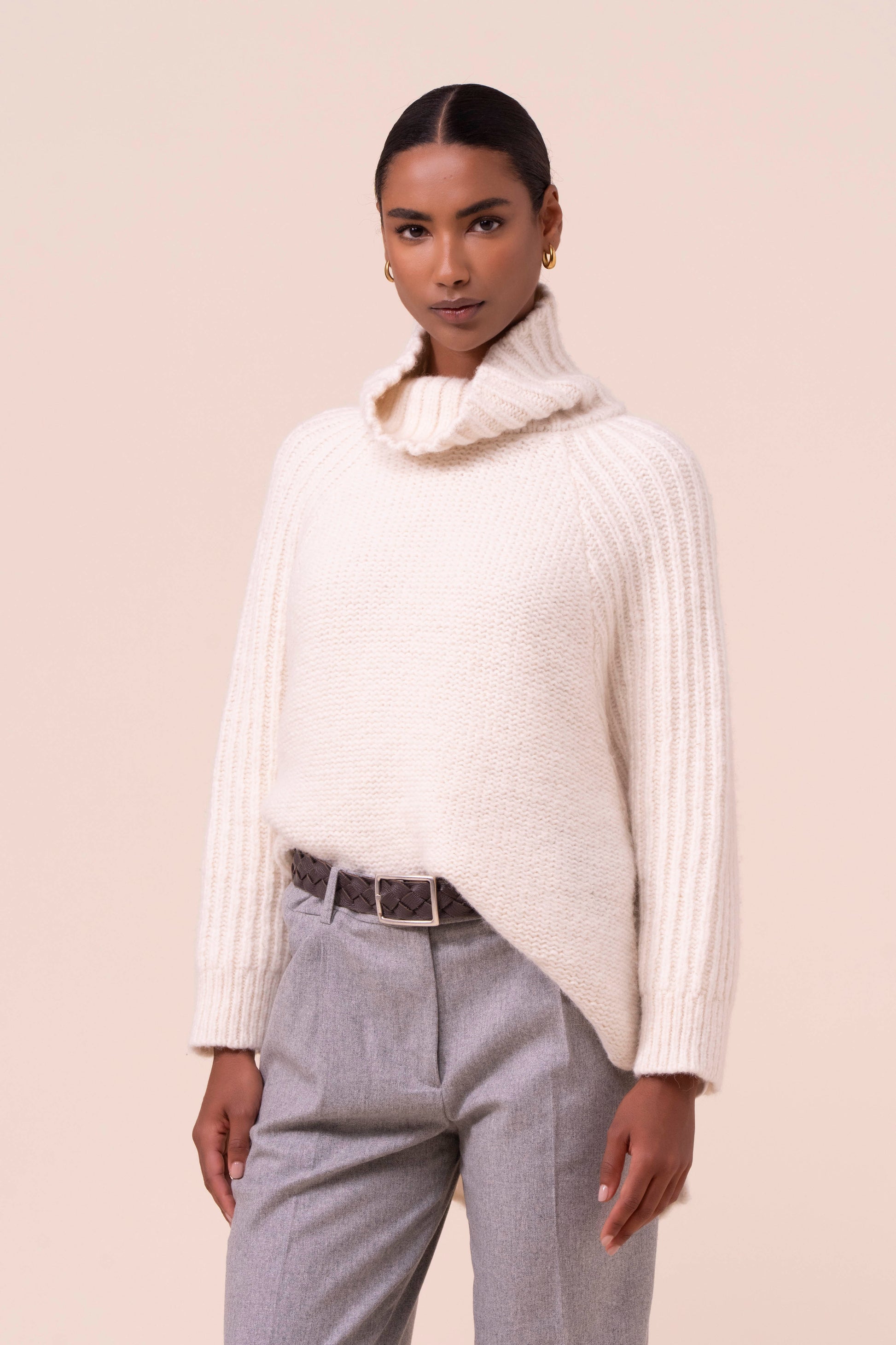 Arca dolcevita in alpaca e lana - LIGHTDENIM