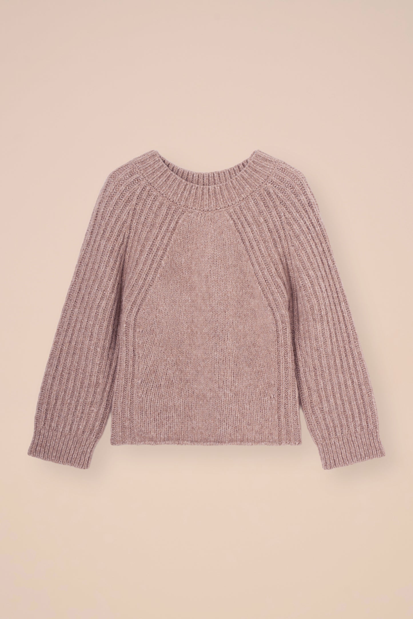 Delma maglia girocollo in alpaca e lana - LIGHTDENIM