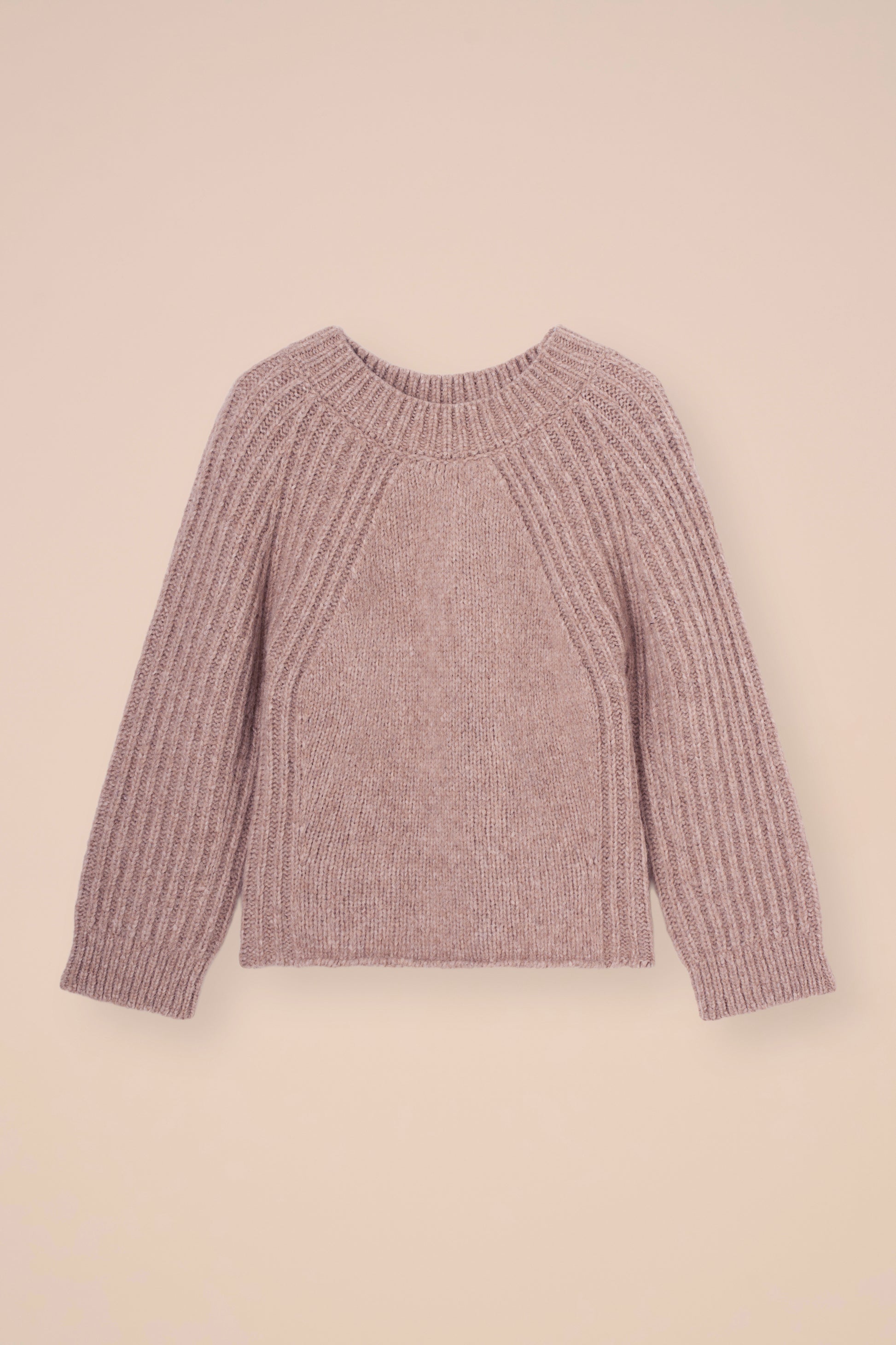 Delma maglia girocollo in alpaca e lana - LIGHTDENIM