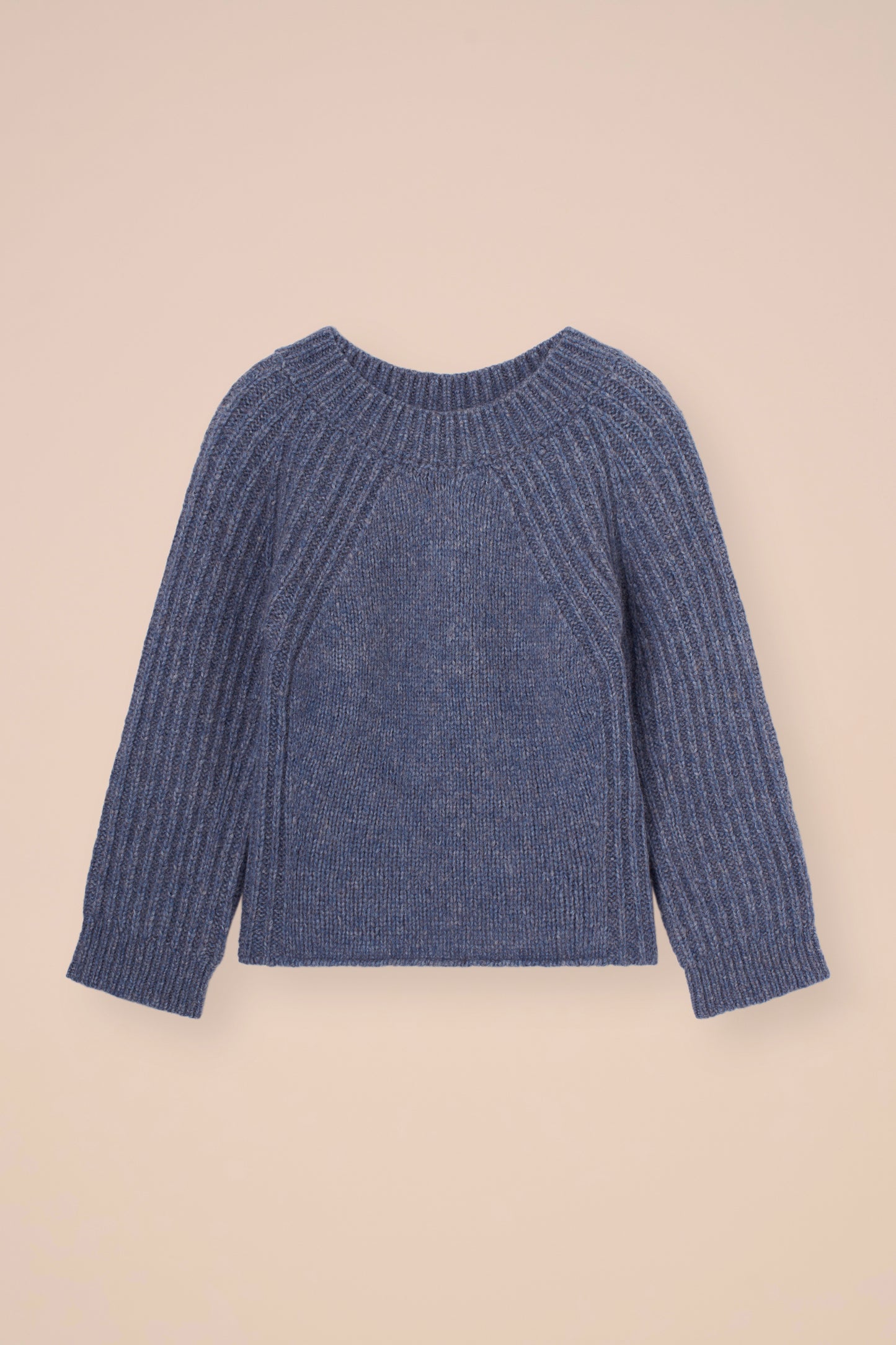 Delma maglia girocollo in alpaca e lana - LIGHTDENIM