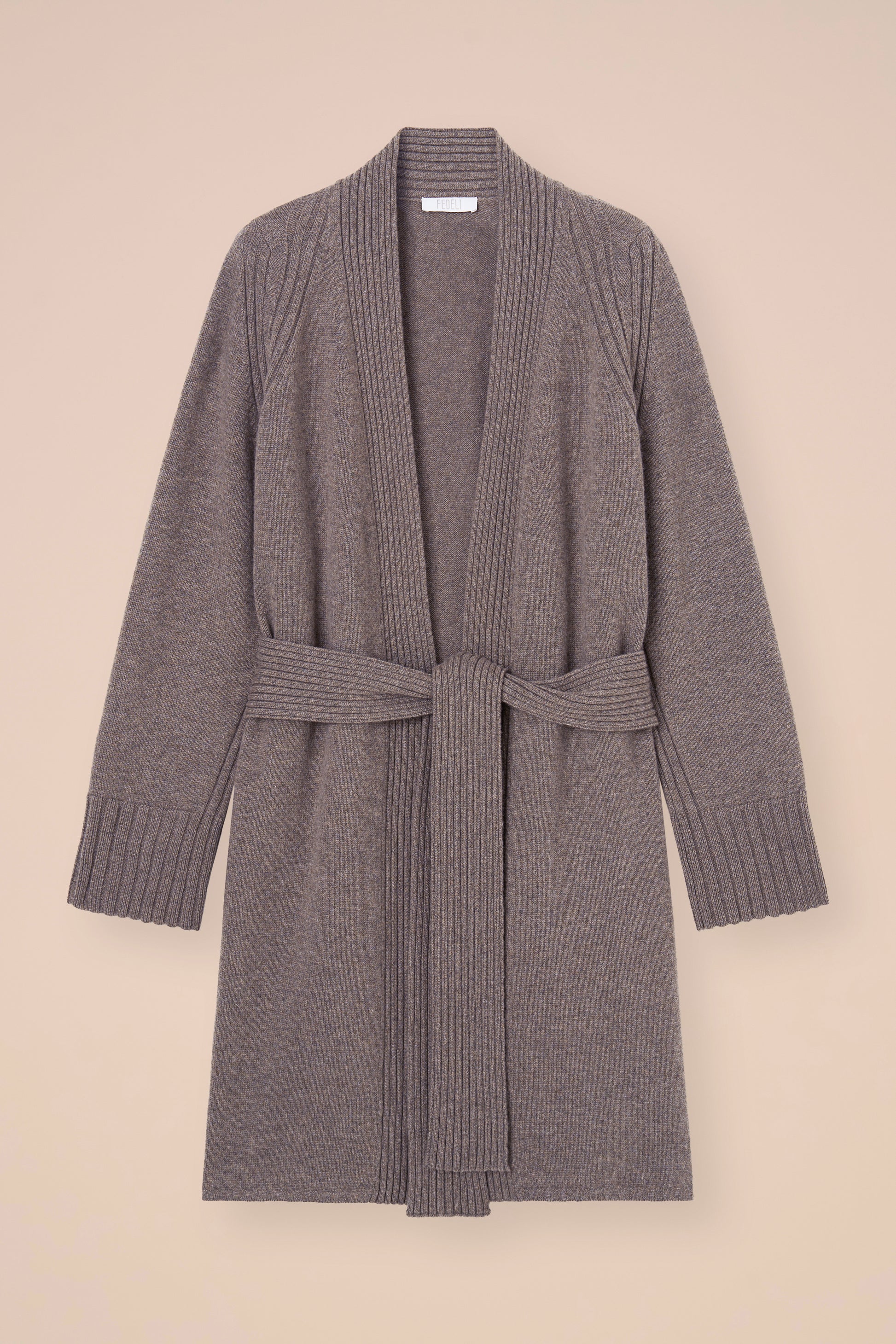 Sole cardigan in Cash cashmere - SAGEGREEN