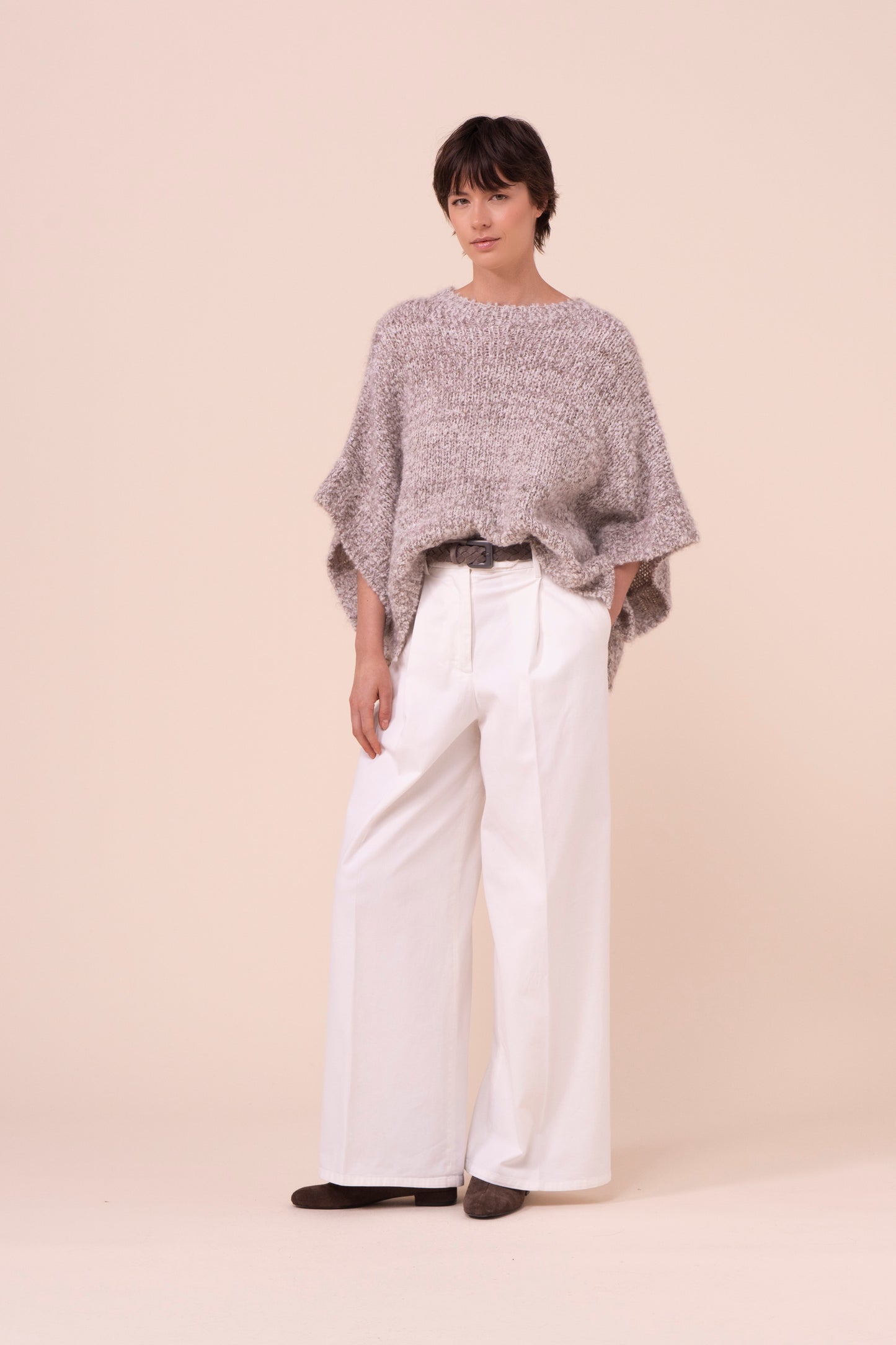 Celia gilet Soft Plush in lana e mohair - ROPEMELANGE