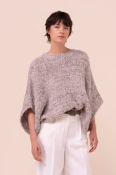 Celia gilet soft plush in lana e mohair