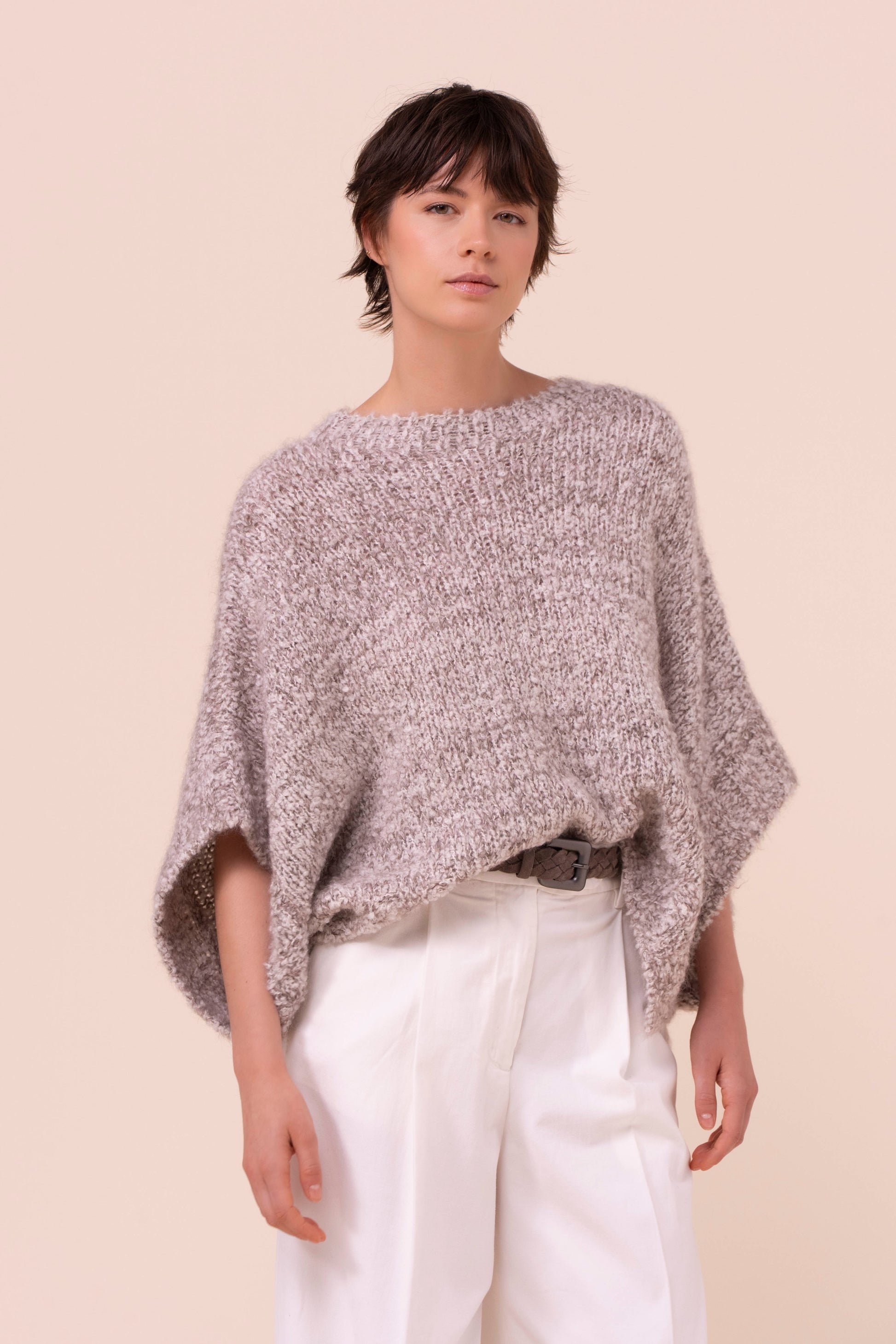 Celia gilet Soft Plush in lana e mohair - ROPEMELANGE