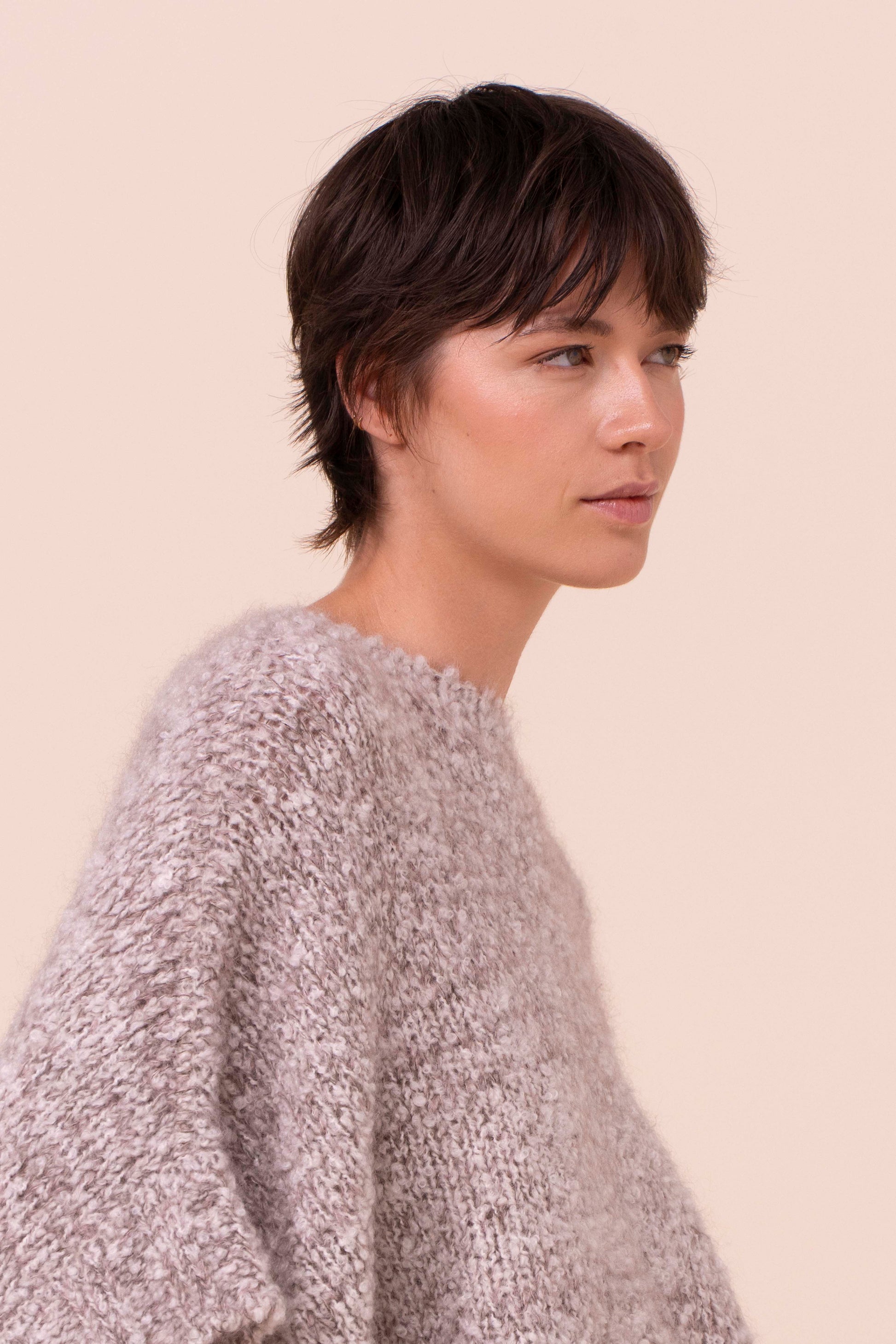 Celia gilet Soft Plush in lana e mohair - ROPEMELANGE