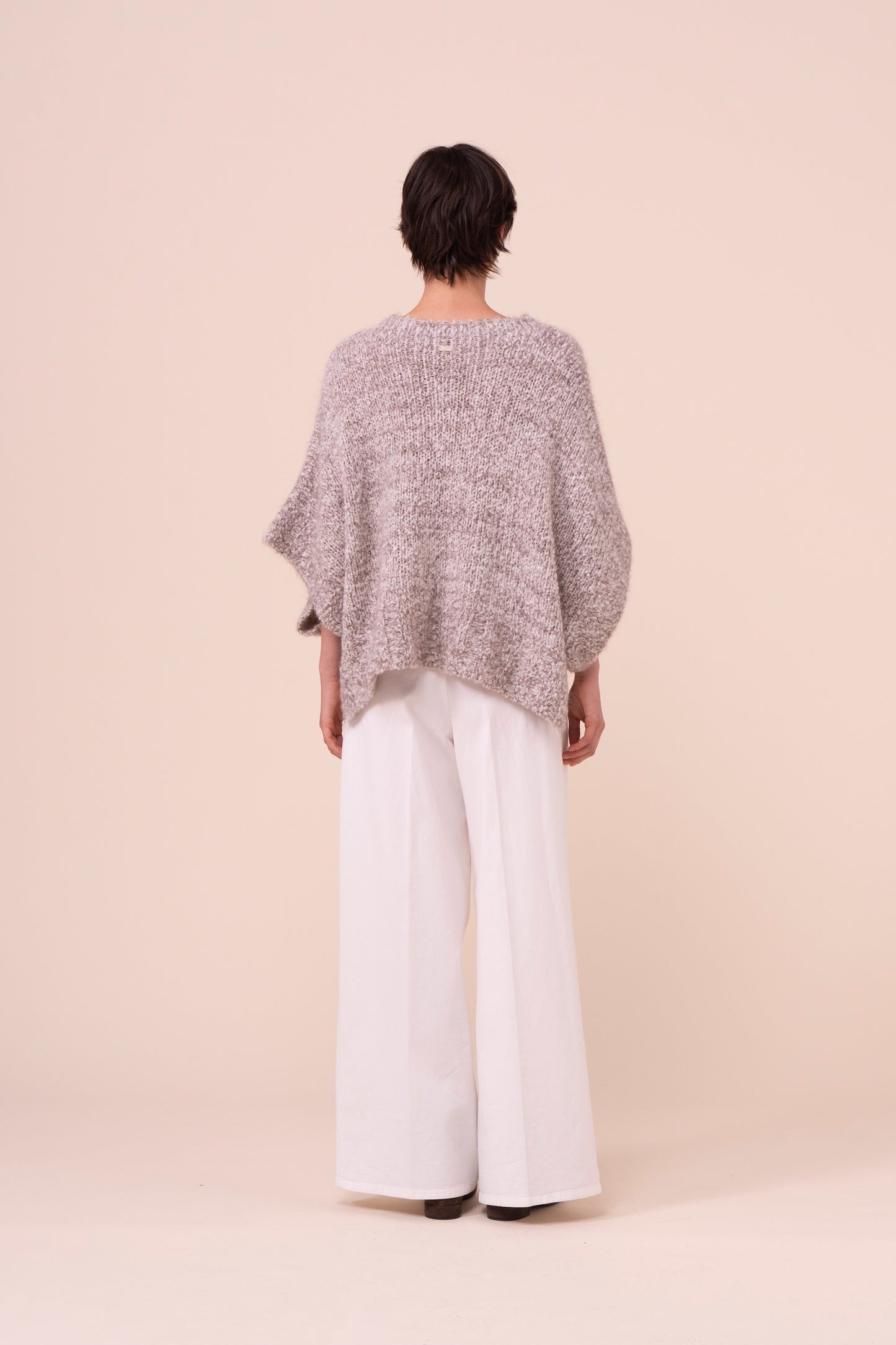 Celia gilet Soft Plush in lana e mohair - ROPEMELANGE