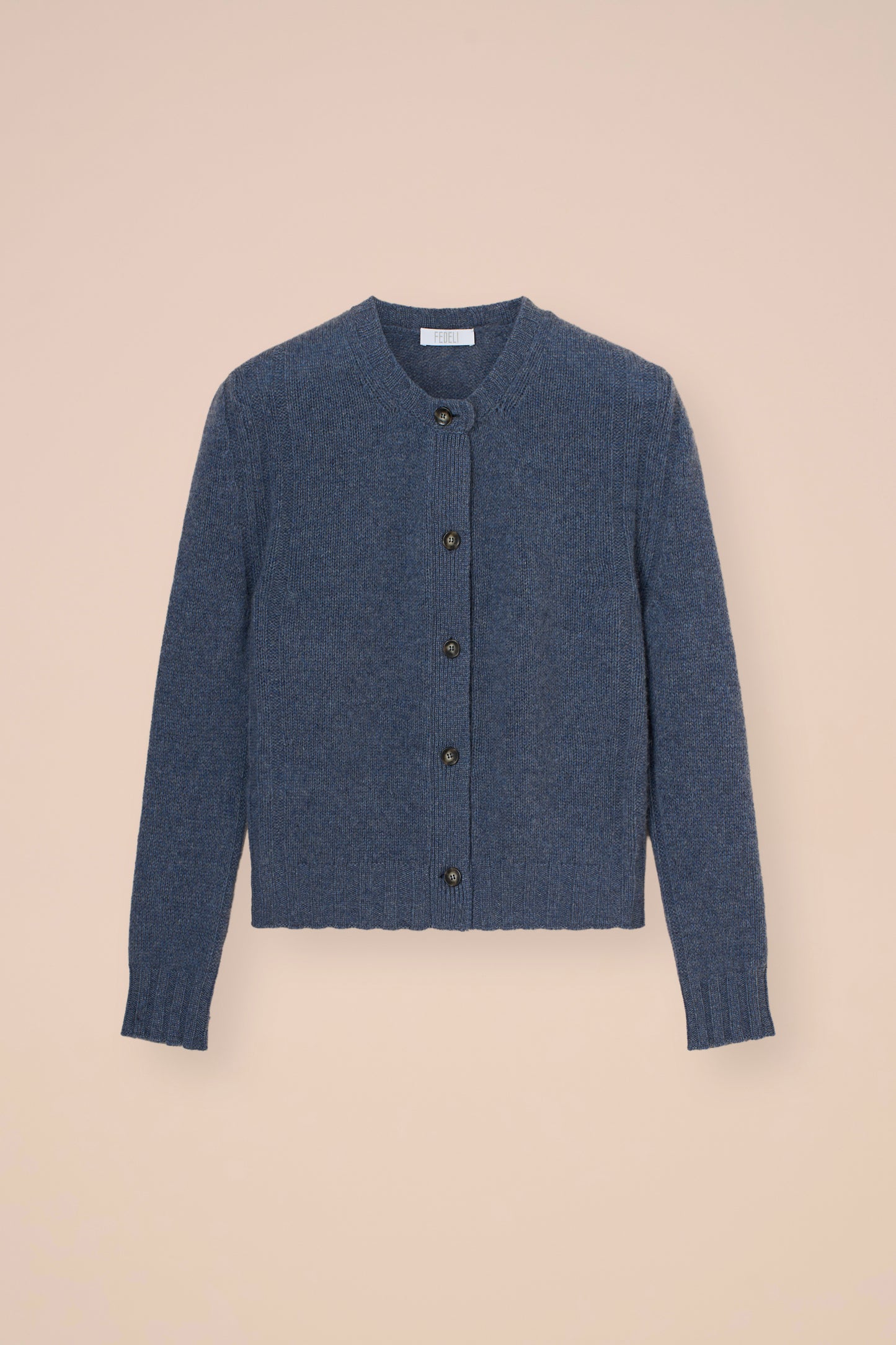 Hector cardigan in cashmere Feather - ROPEMELANGE