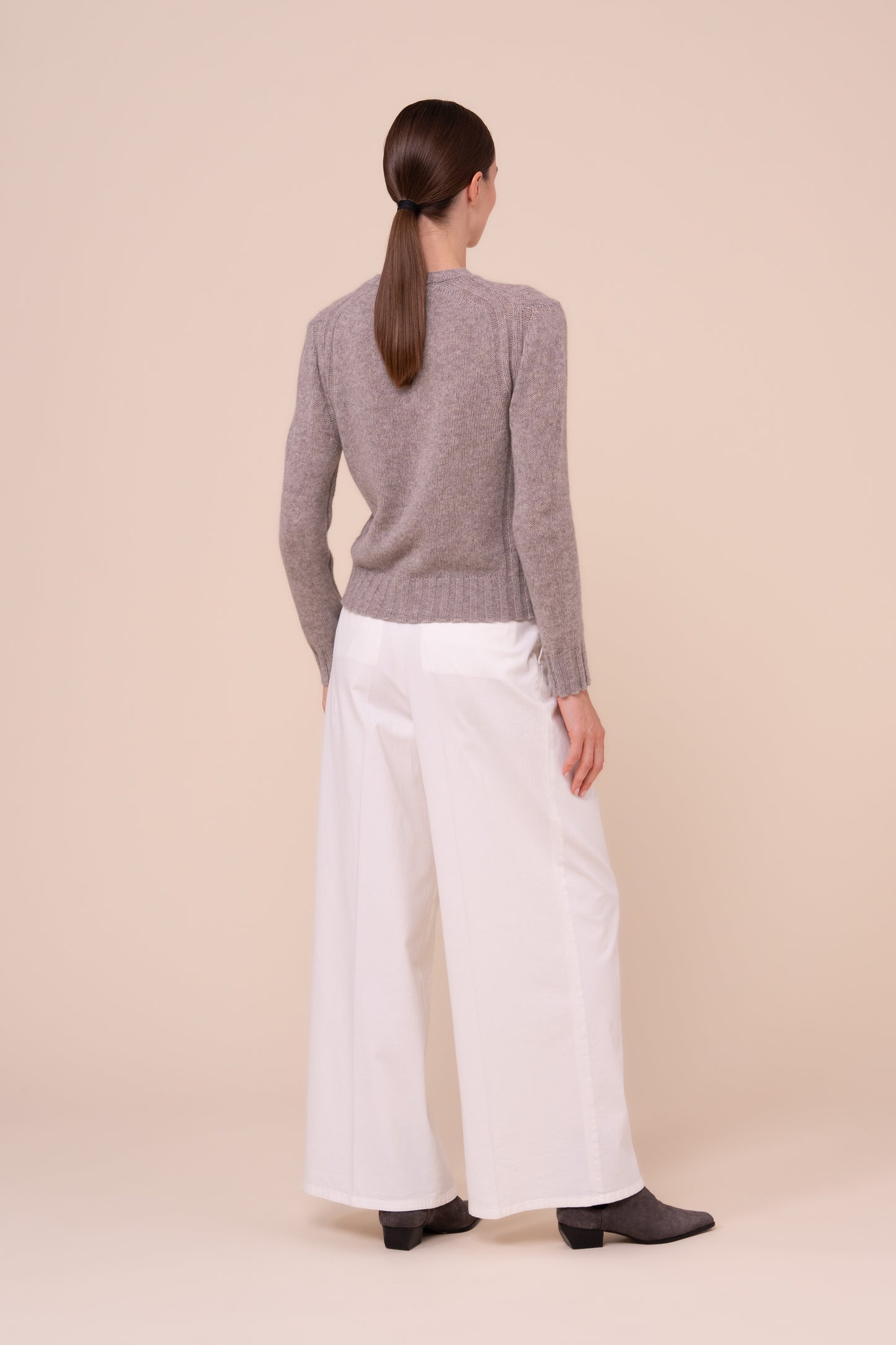 Hector cardigan in cashmere Feather - ROPEMELANGE