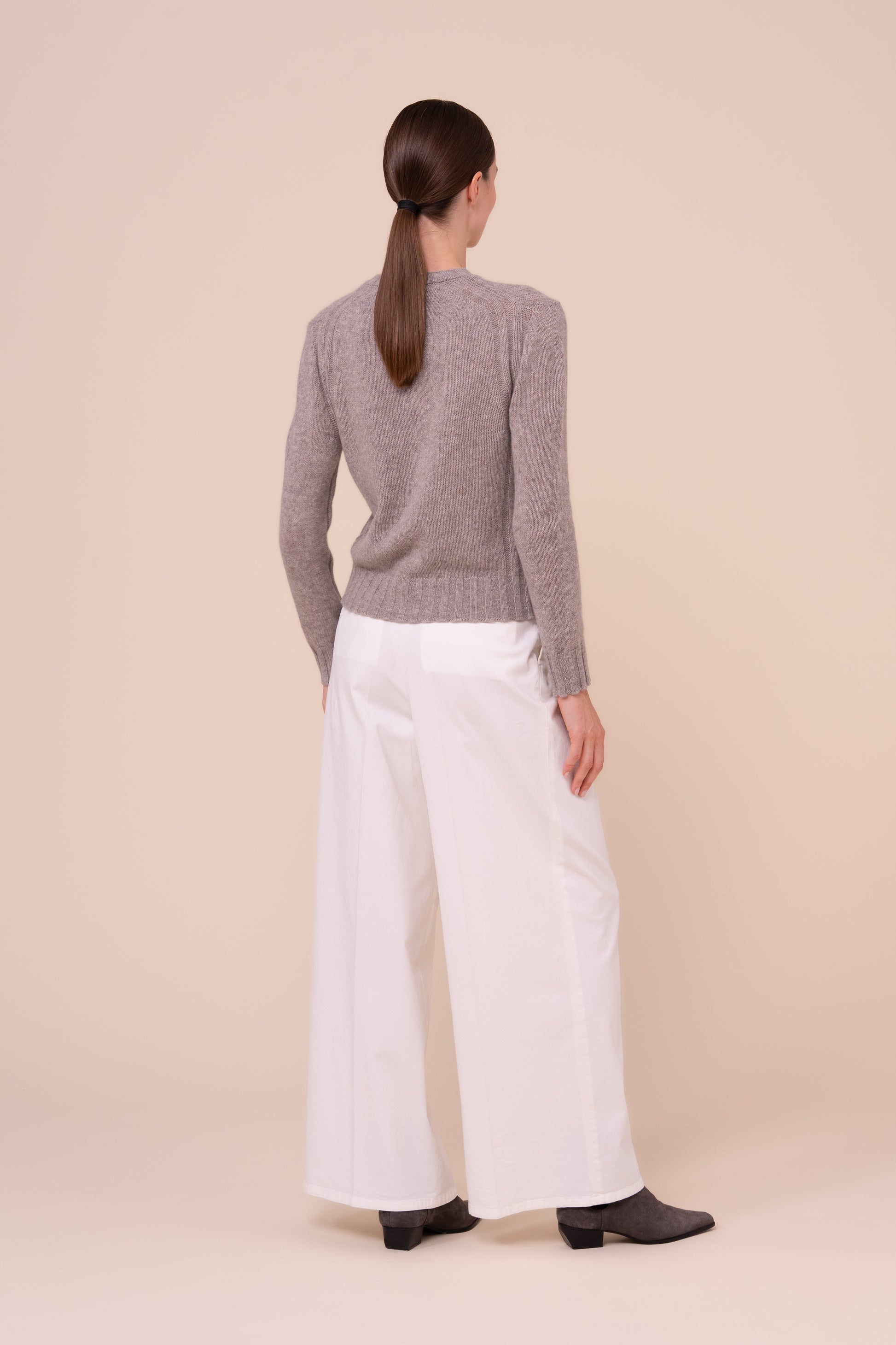 Hector cardigan in cashmere Feather - ROPEMELANGE