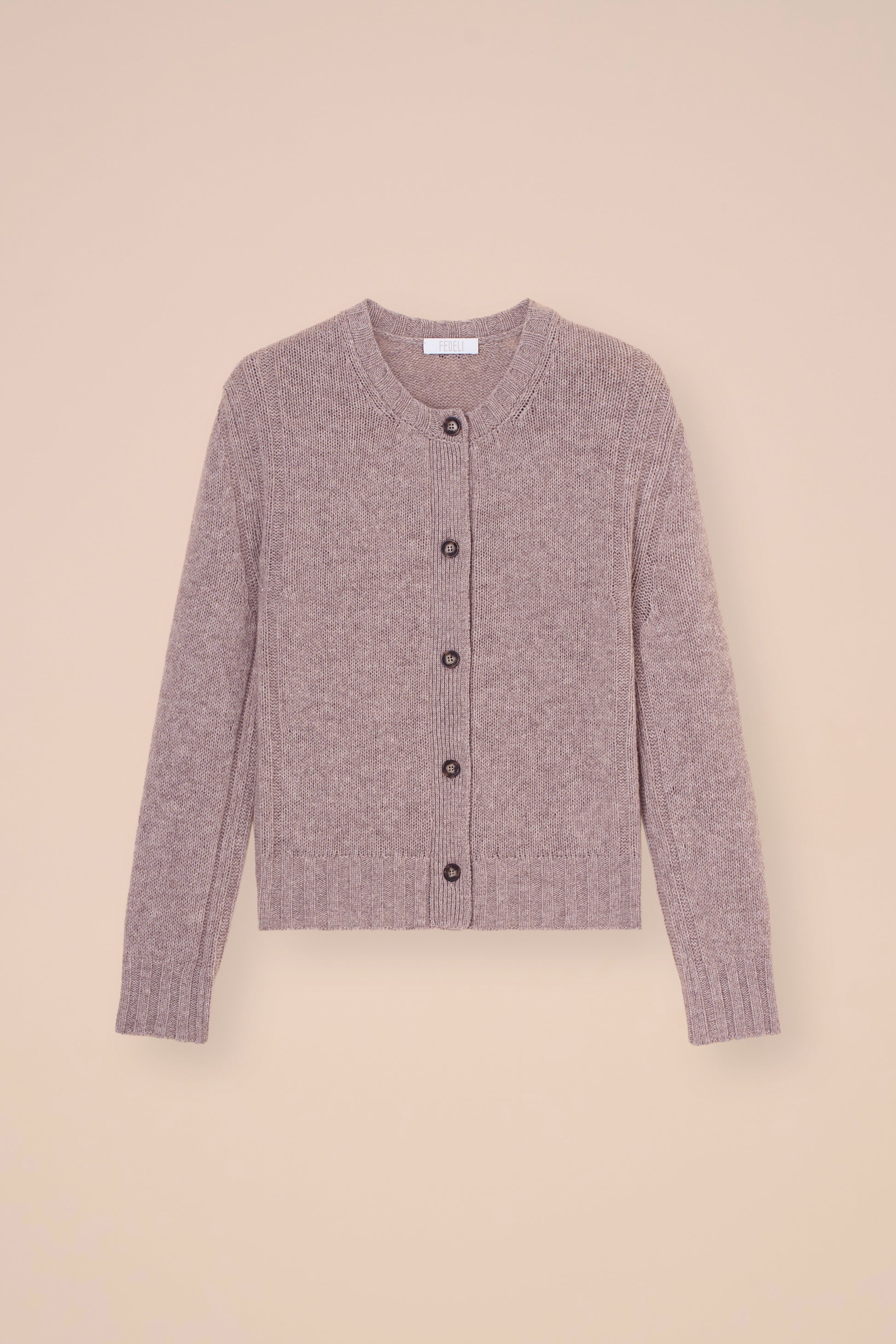 Hector cardigan in cashmere Feather - ROPEMELANGE