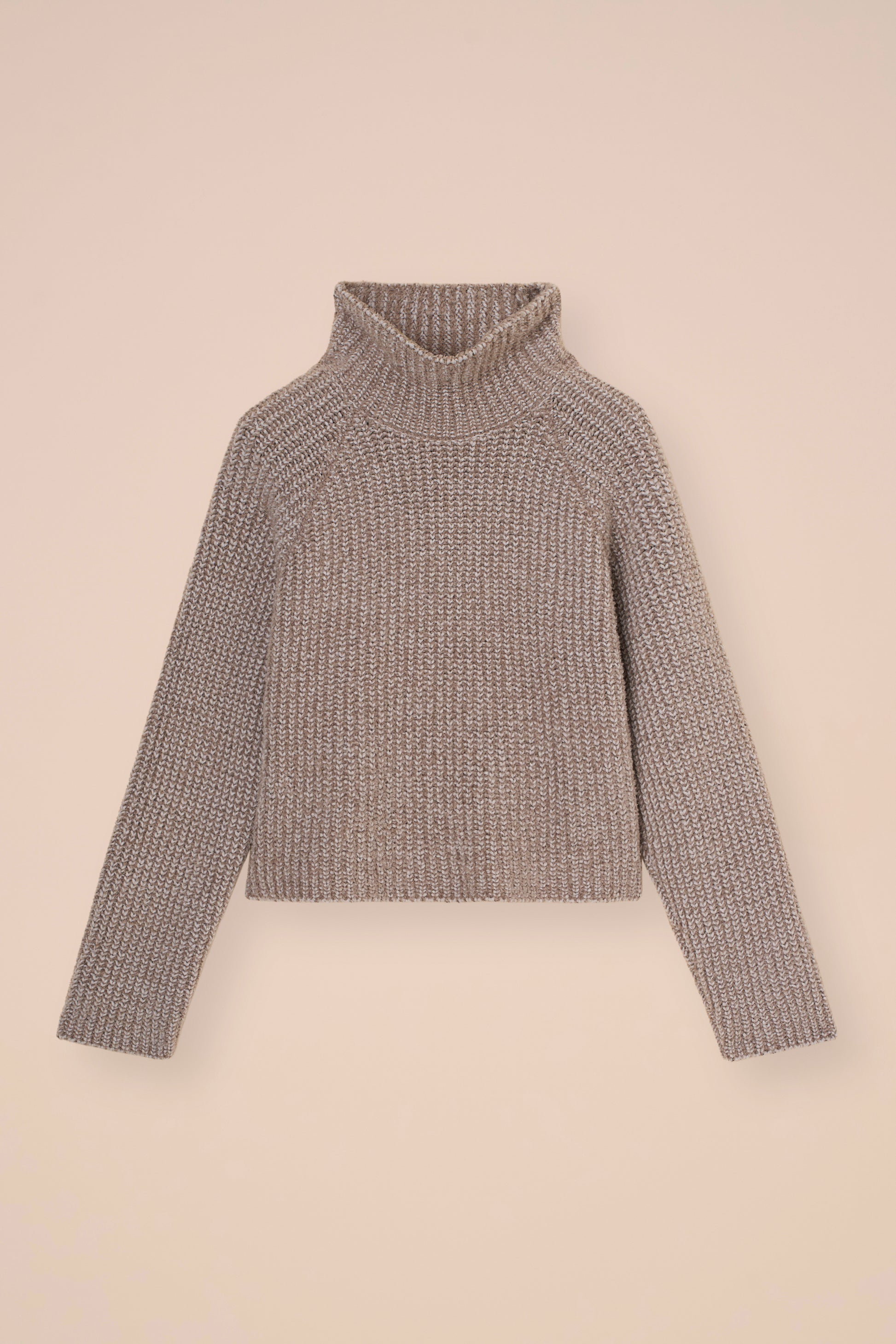 Bruna dolcevita Lushwool in lana - DARKOLIVEGREEN