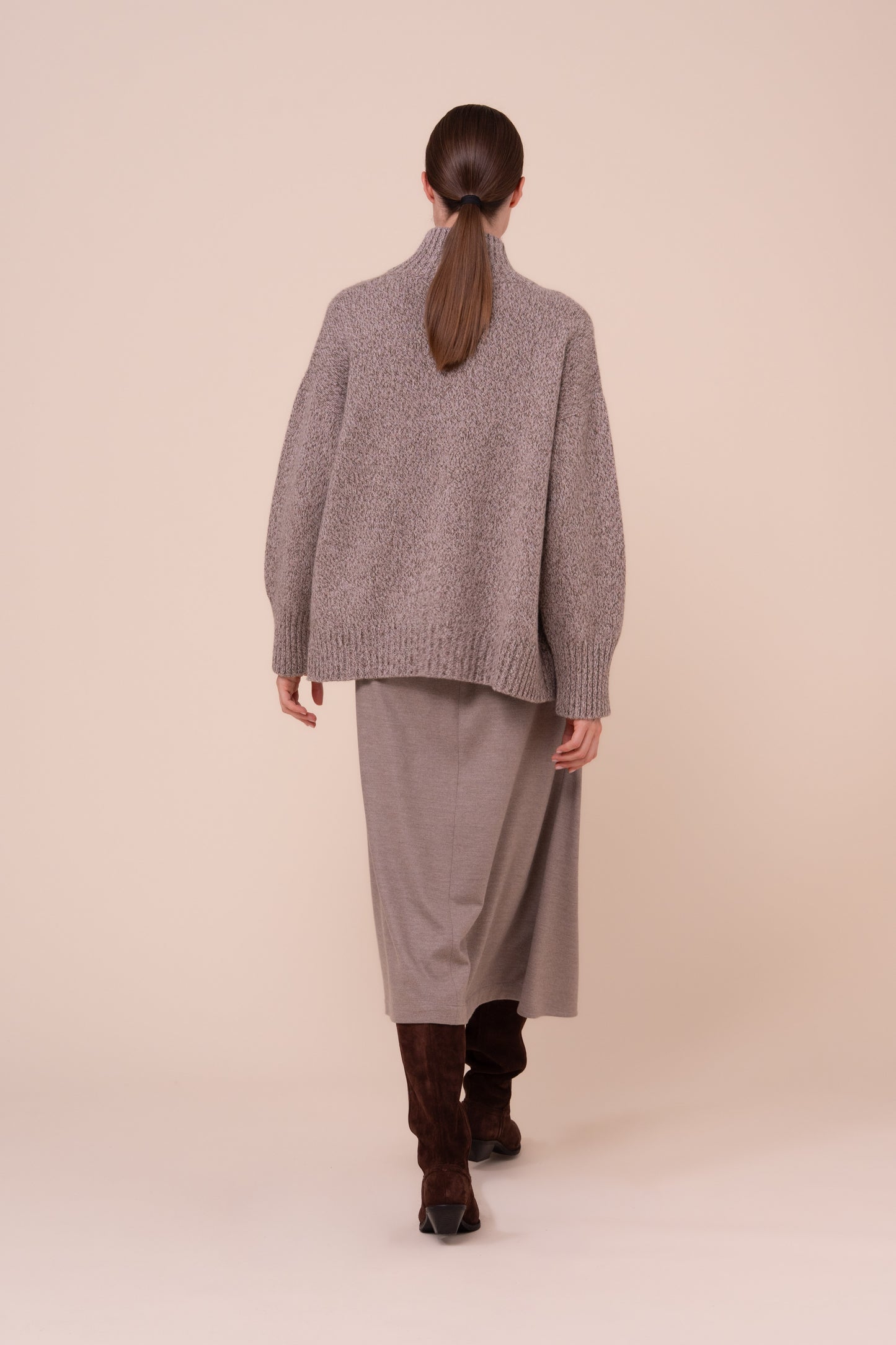 Edera bomber 4 colors in cashmere  - DUSTYPINK